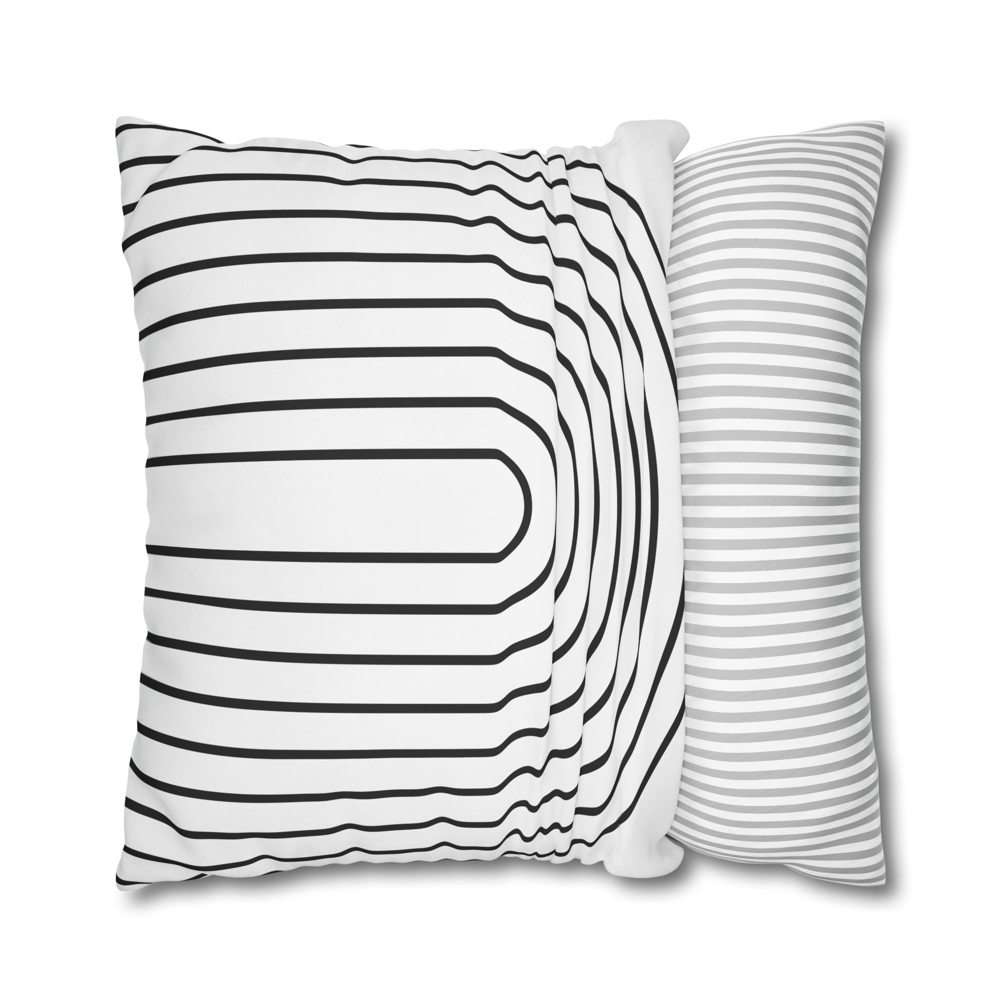 Abstract U-Shape Pillowcase - Minimalist Design