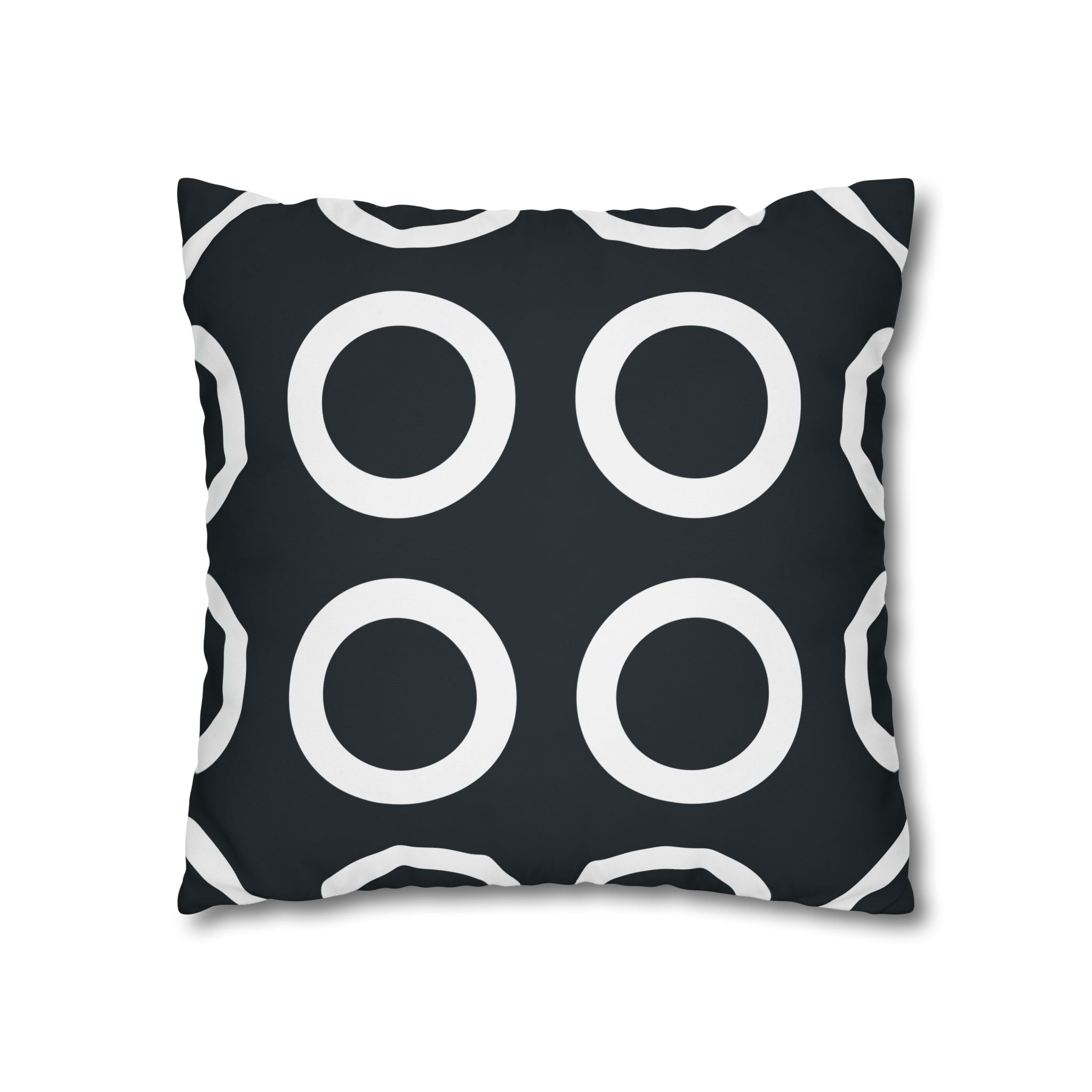 Navy Blue & White Dot Pillowcase