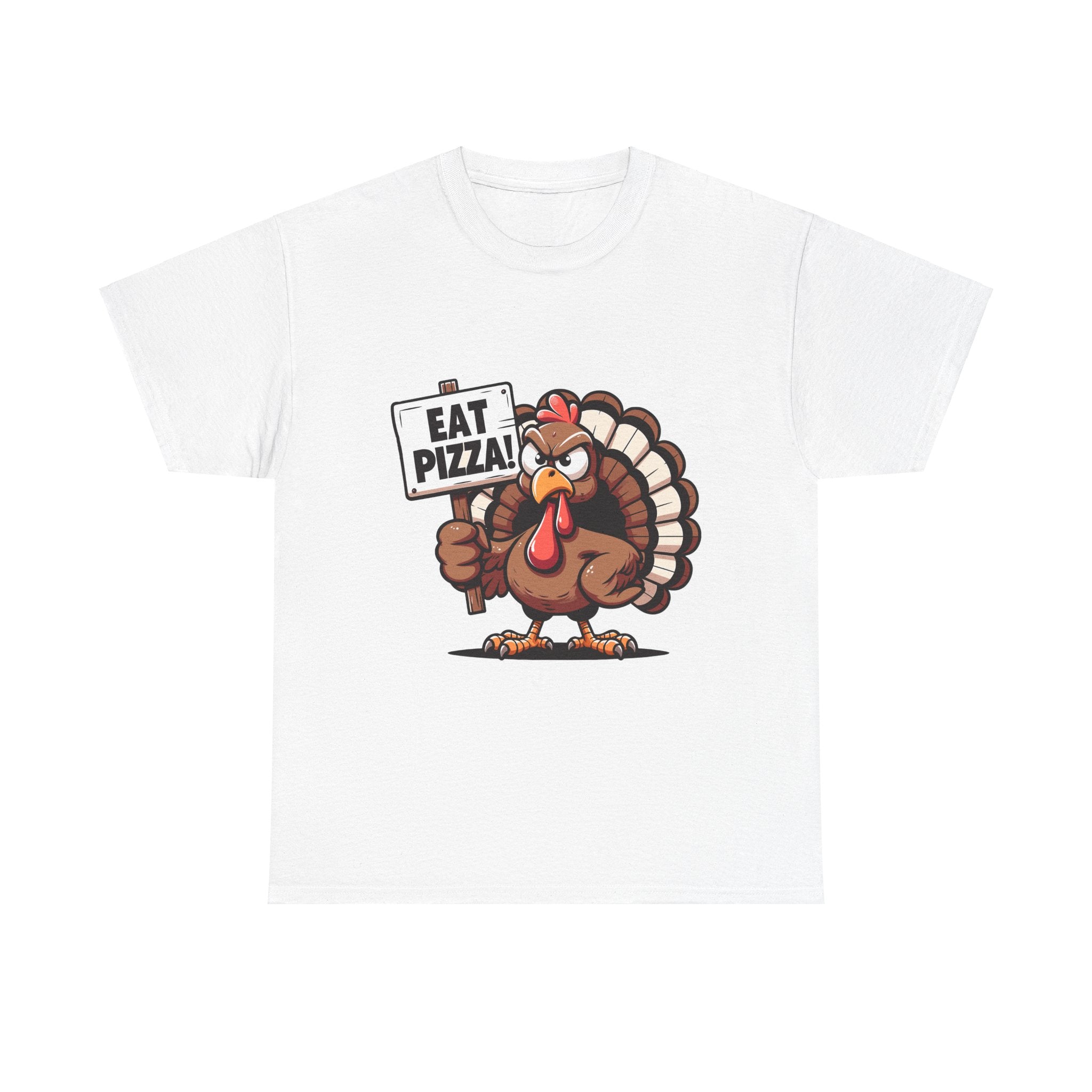 Angry Turkey Pizza Thanksgiving T-Shirt