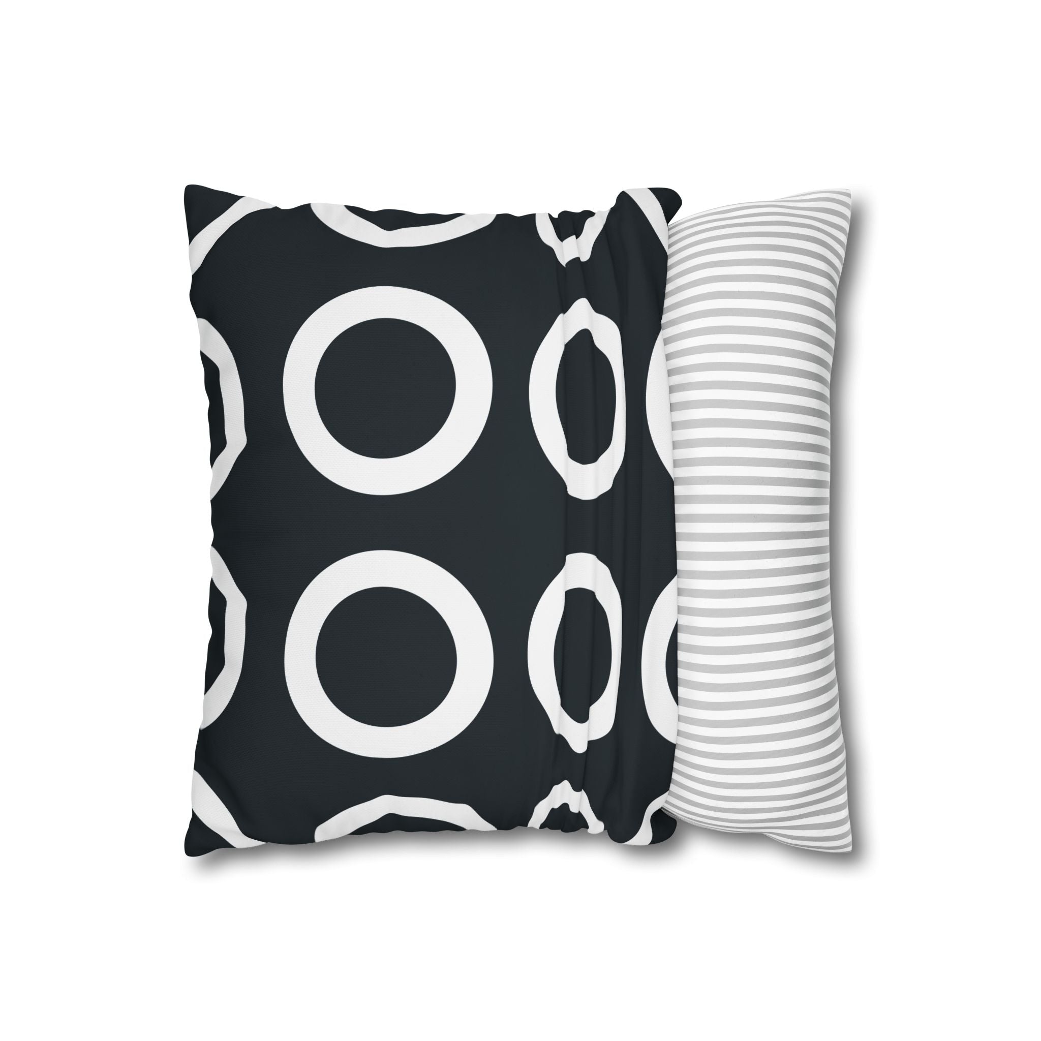 Navy Blue & White Dot Pillowcase