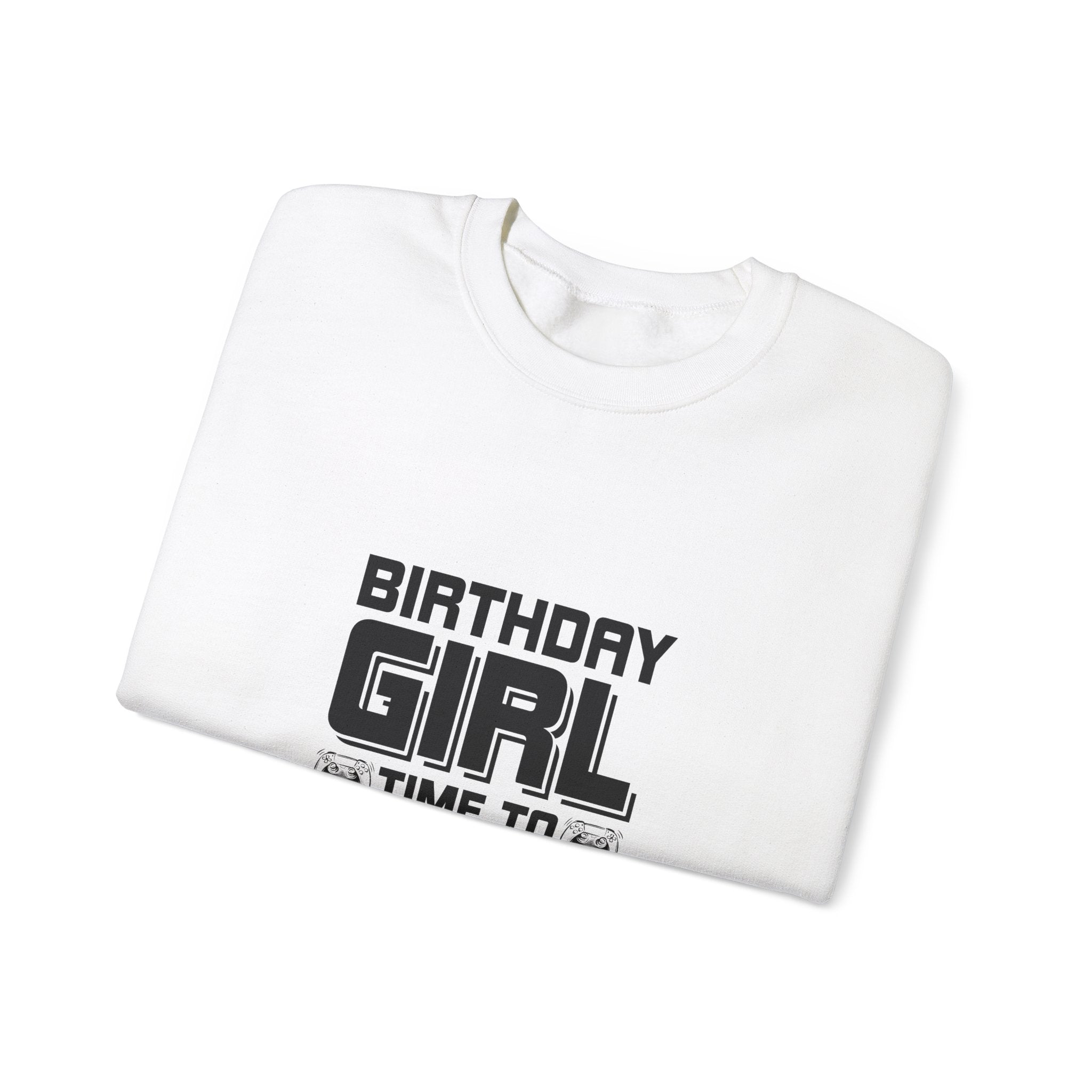 Birthday Girl Level Up Gamer Sweatshirt