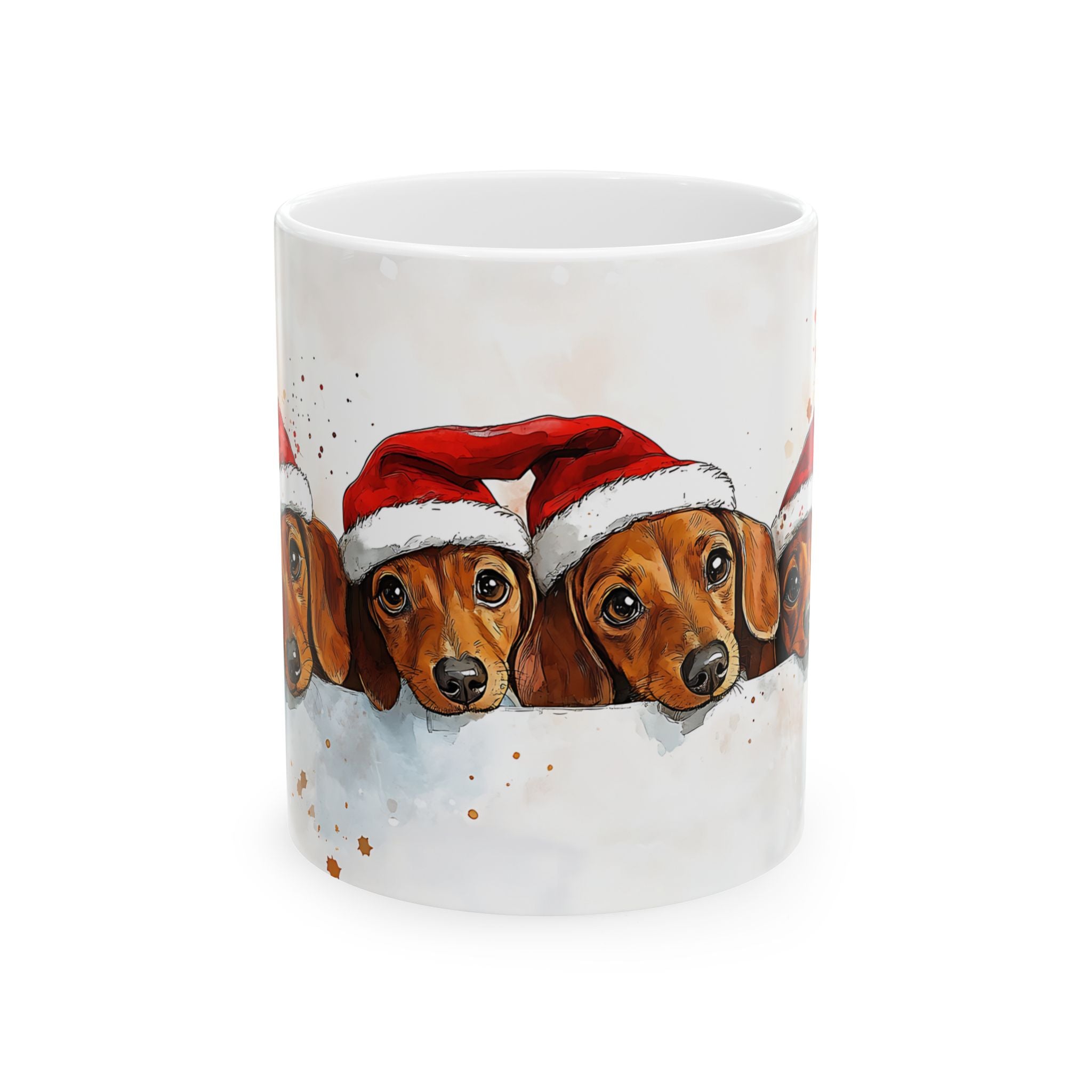 Dachshund Santa Mug - Holiday Cheer