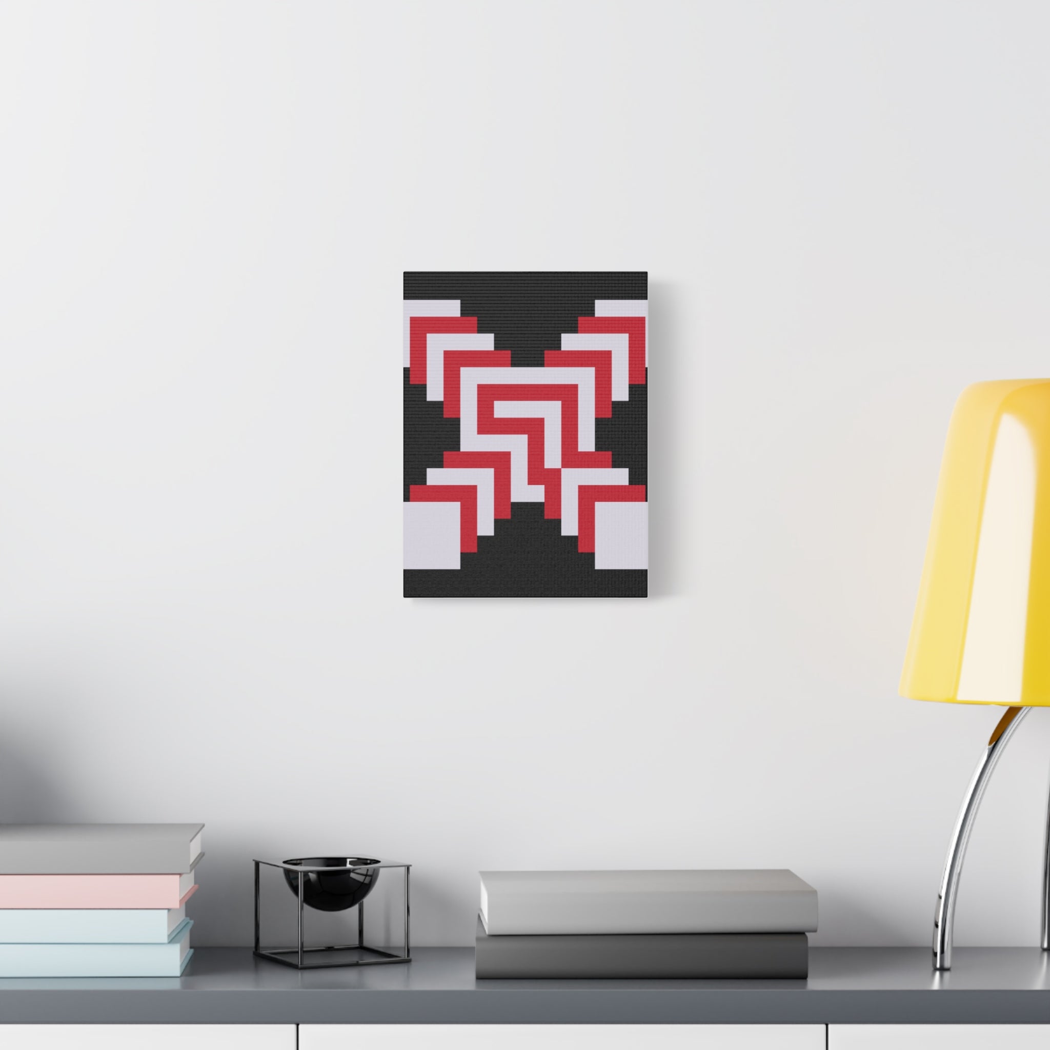 Geometric X Abstract Art Canvas Print