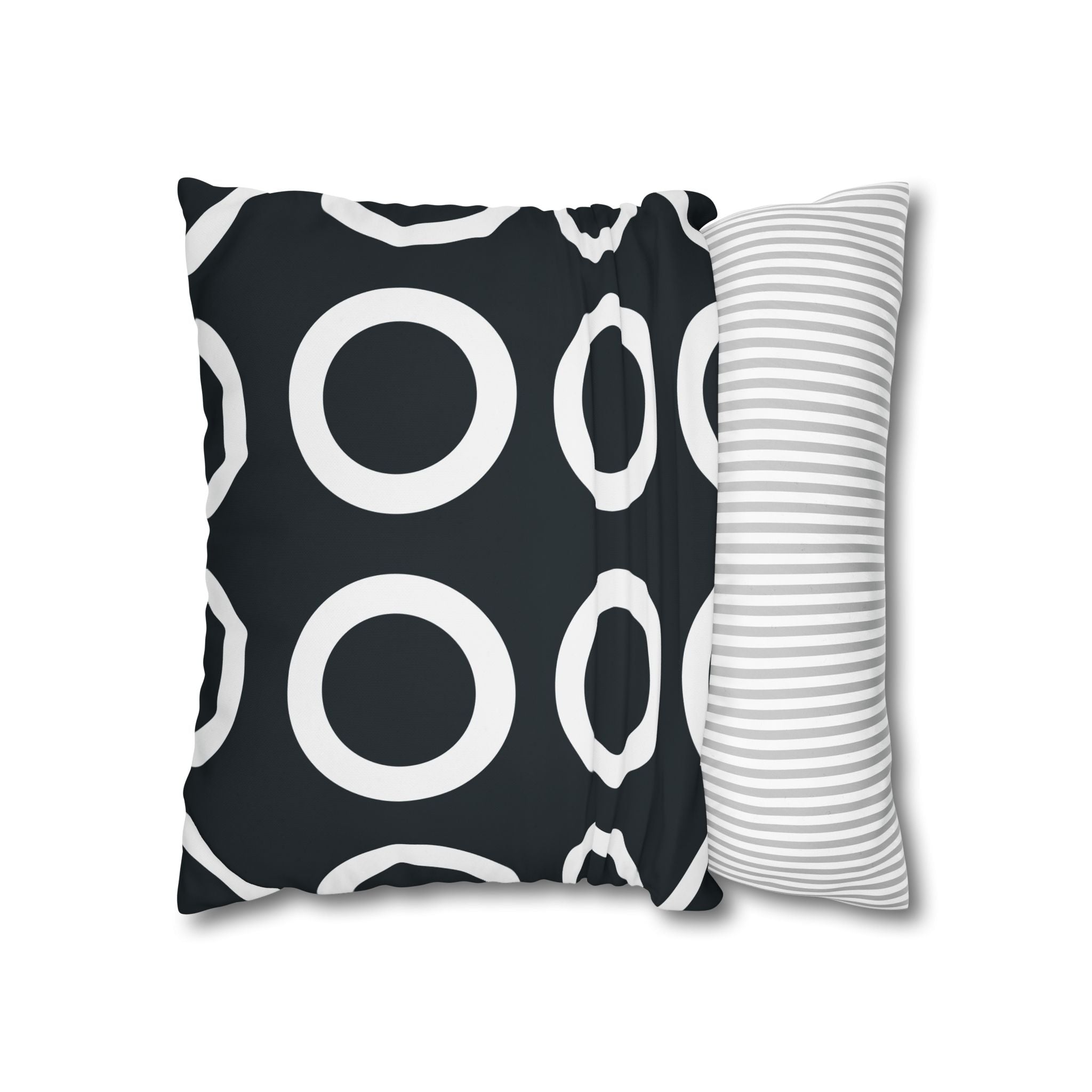 Navy Blue & White Dot Pillowcase