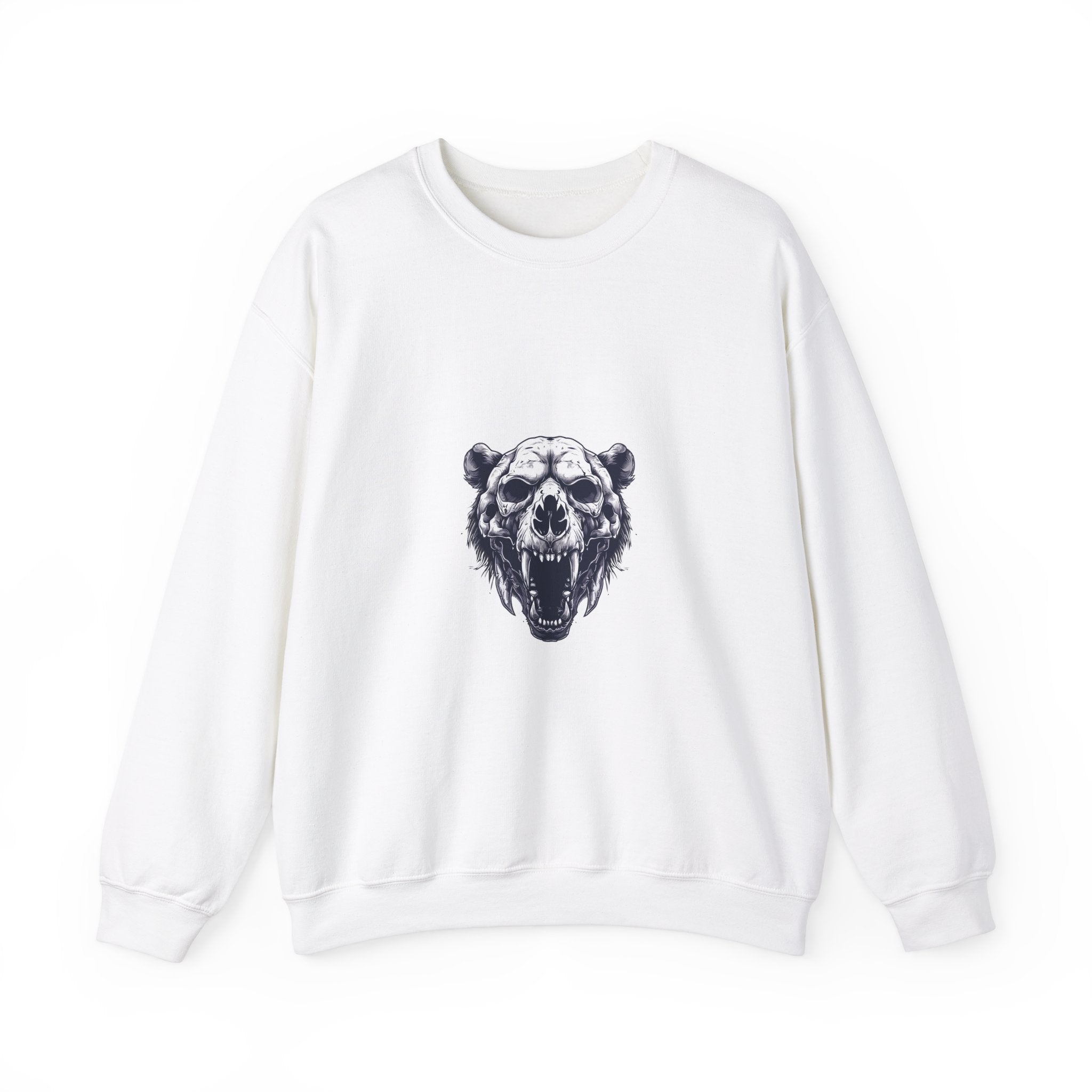 Bear Skull Graphic Sweatshirt