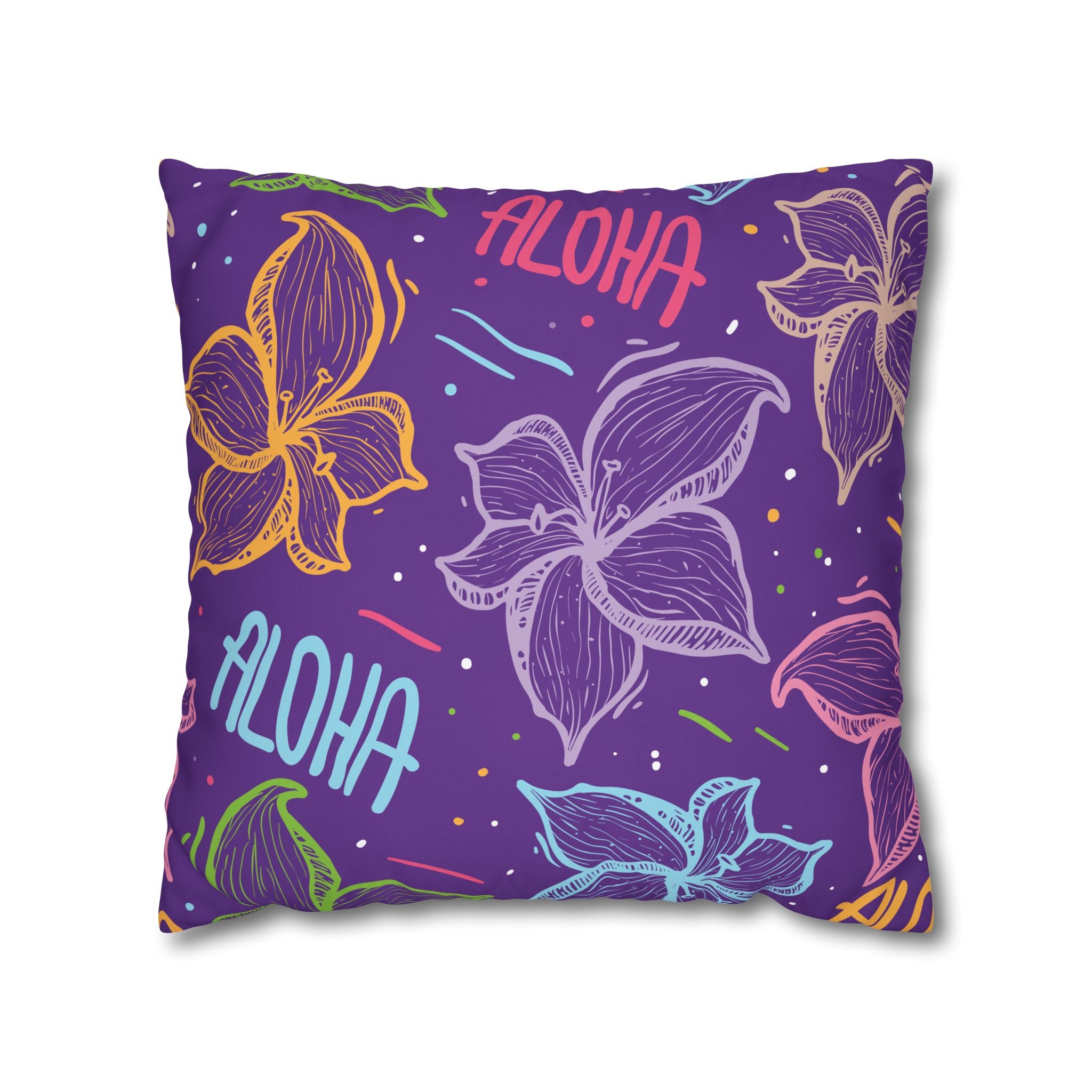 Aloha Lily Pillowcase - Tropical Floral