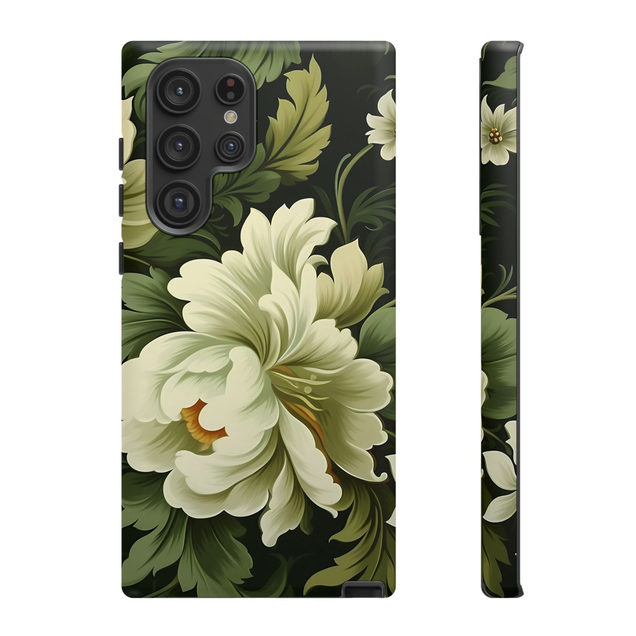 Opulent Floral Samsung Case - Dark Green