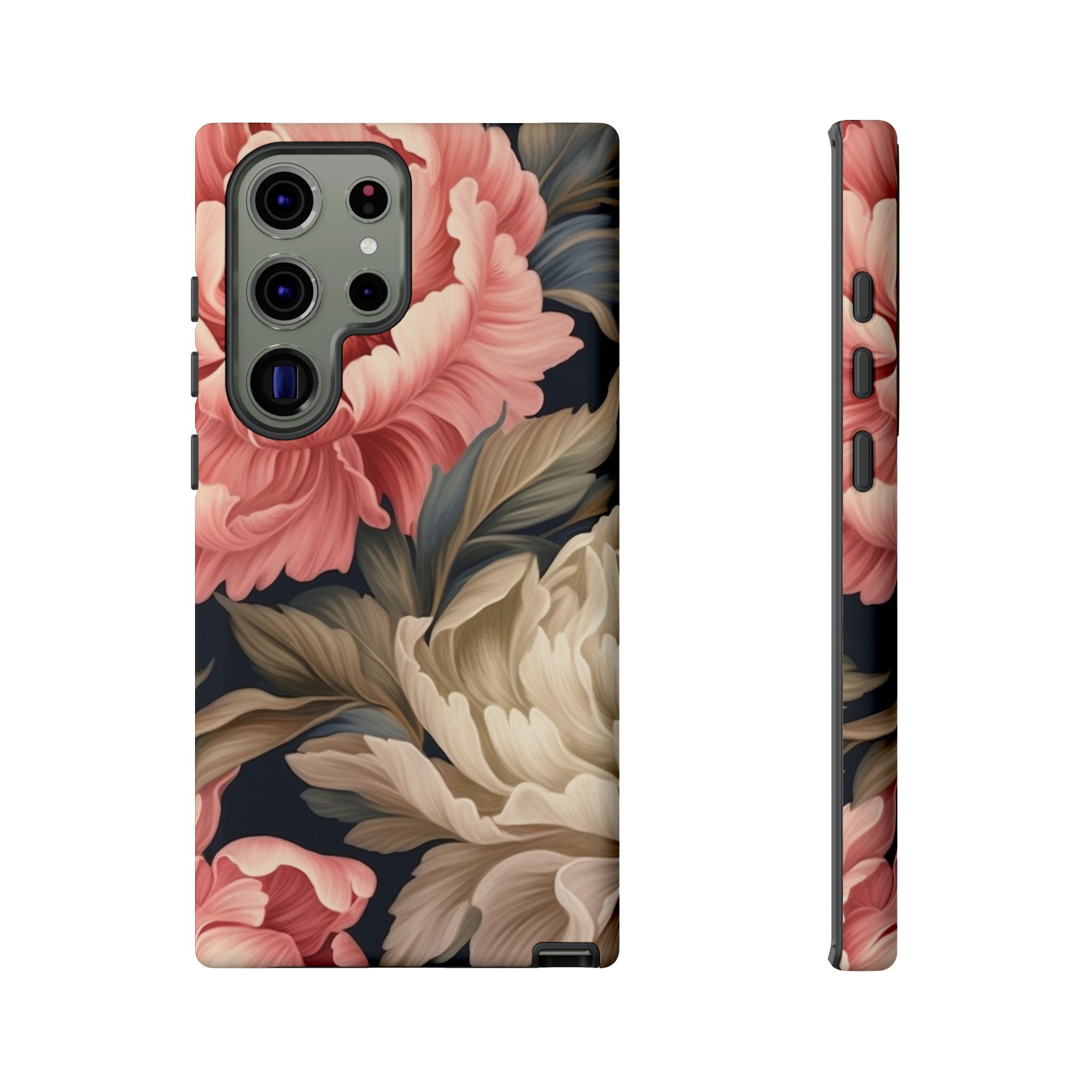 Blush Peony Floral Samsung Phone Case