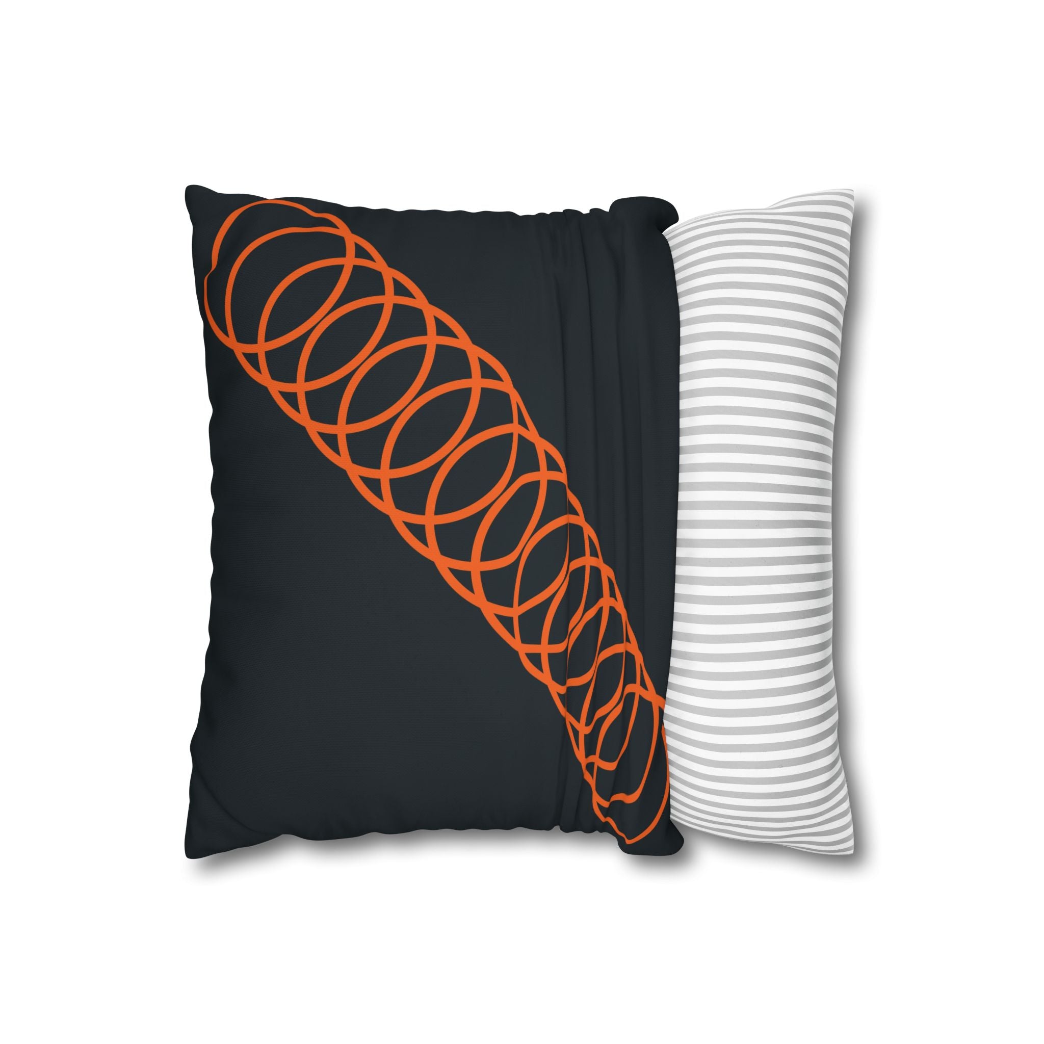 Orange Coil Spring Pillowcase - Teal