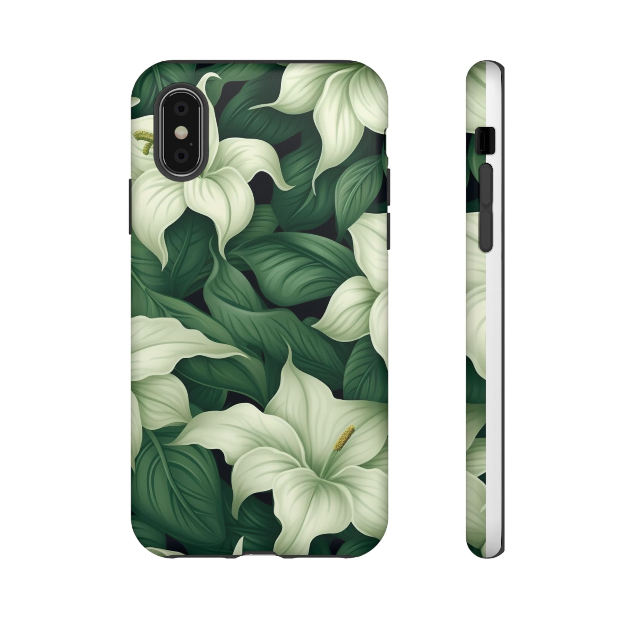 Luxurious Lily iPhone Case - Hexagon Stone