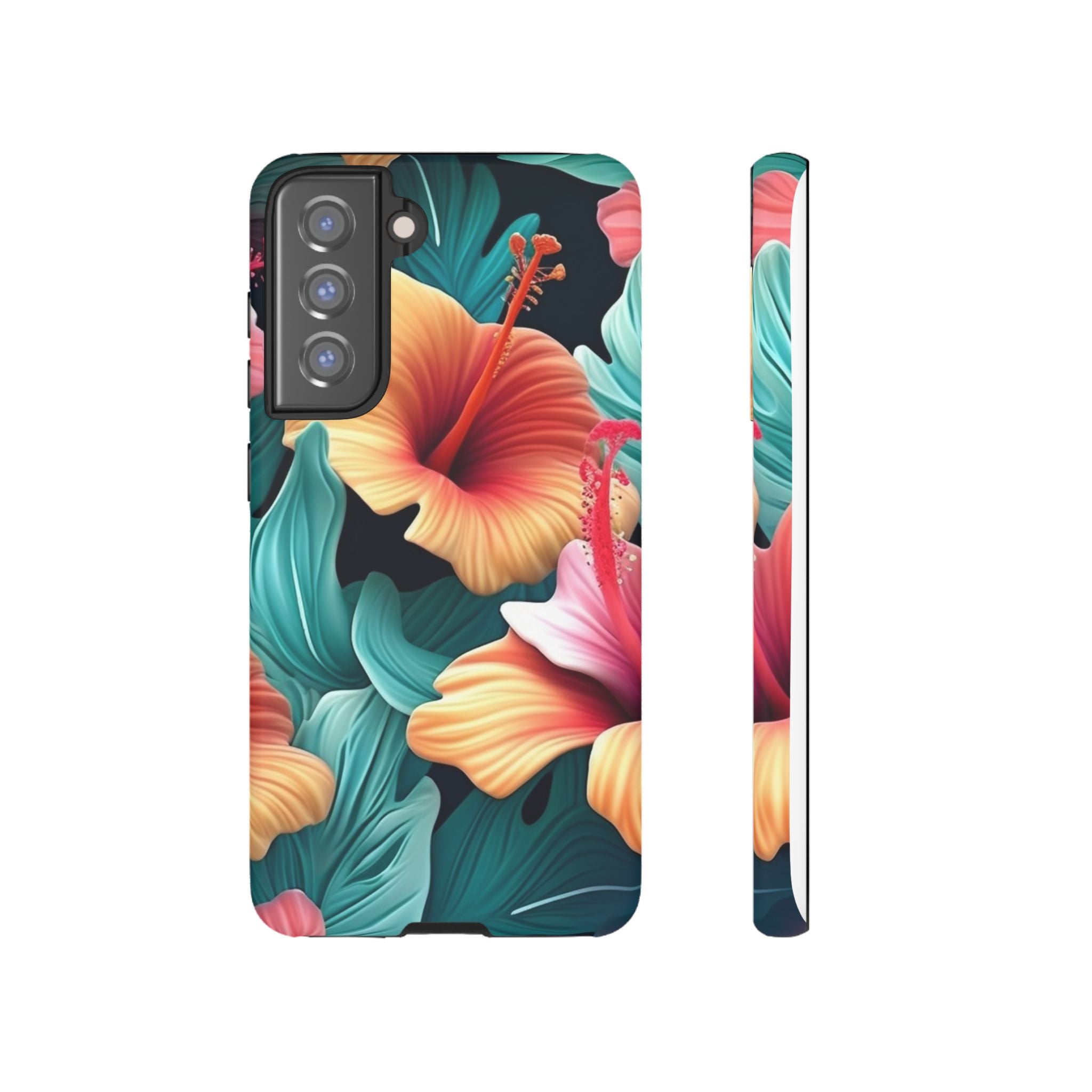 Vibrant Hibiscus Samsung Phone Case