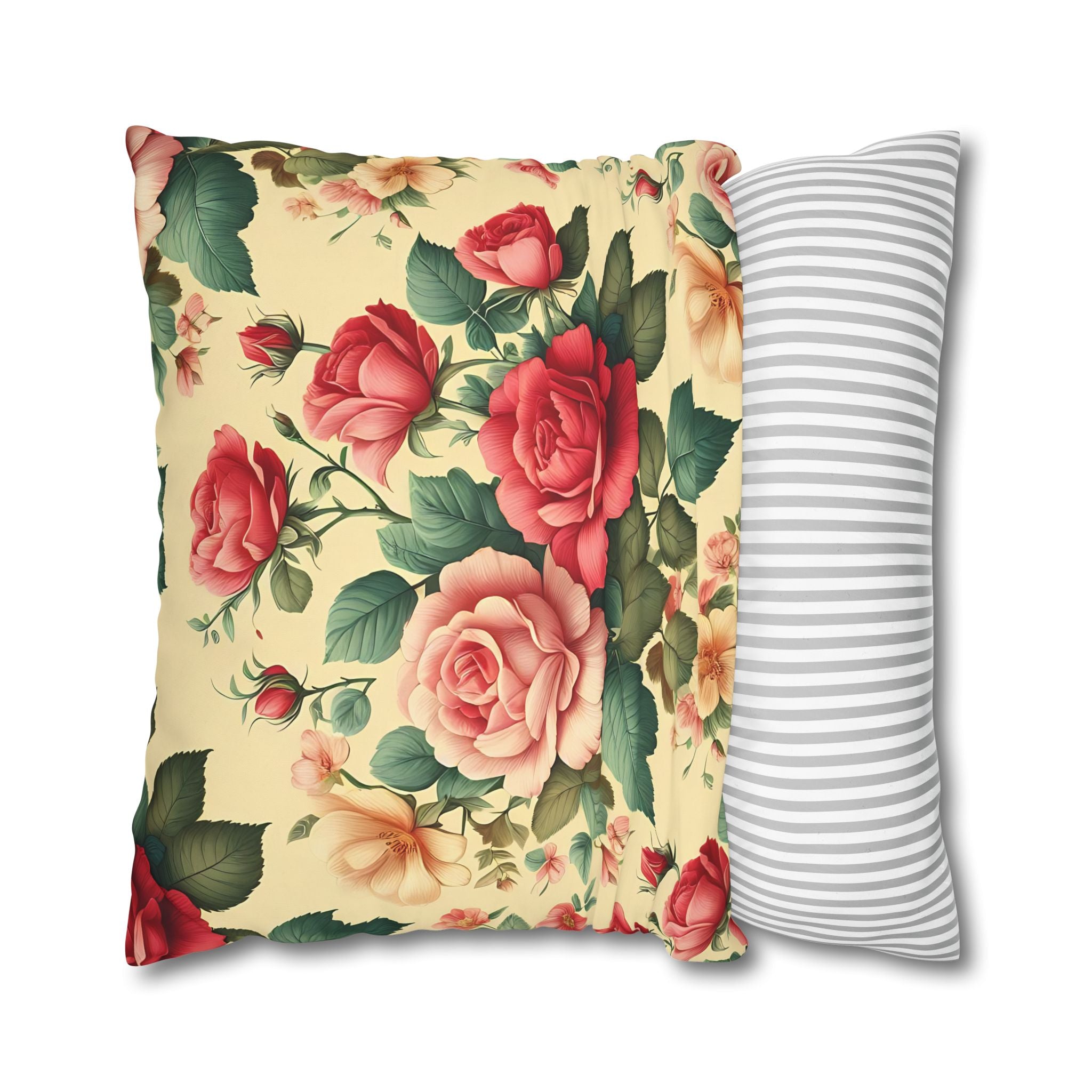 Vintage Rose Pillowcase - Floral Print