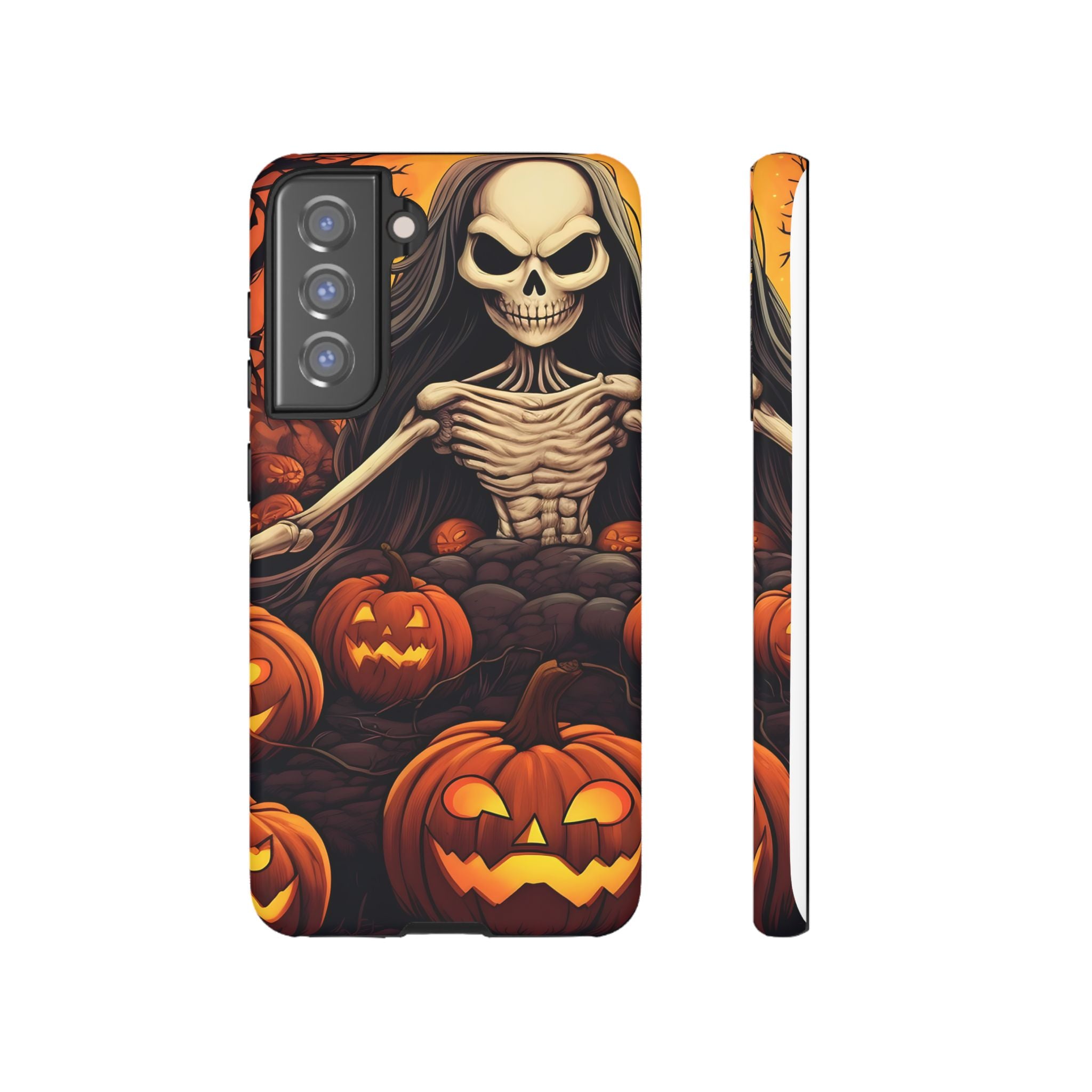 Spooky Skeleton Halloween Samsung Case