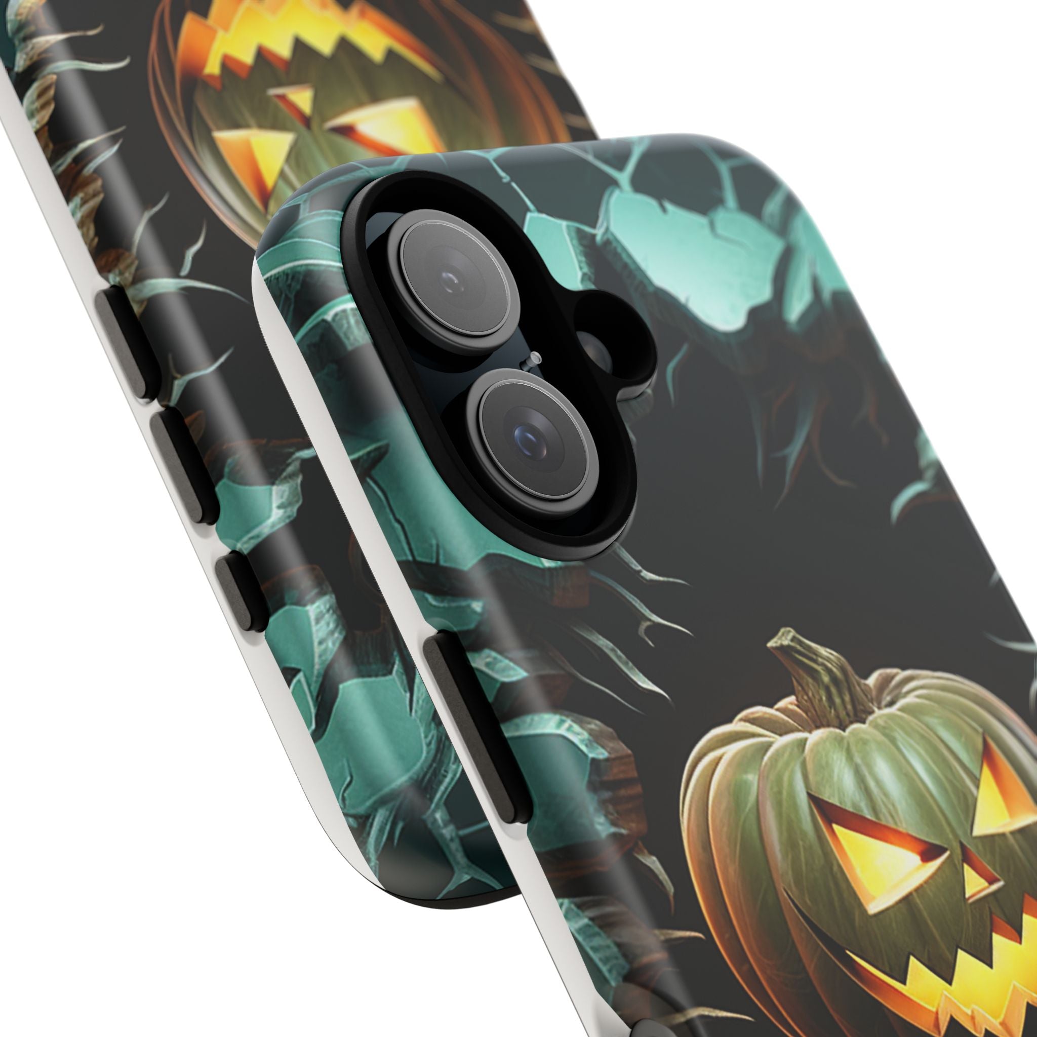 Spooky Jack-o'-Lantern Hexagon iPhone Case