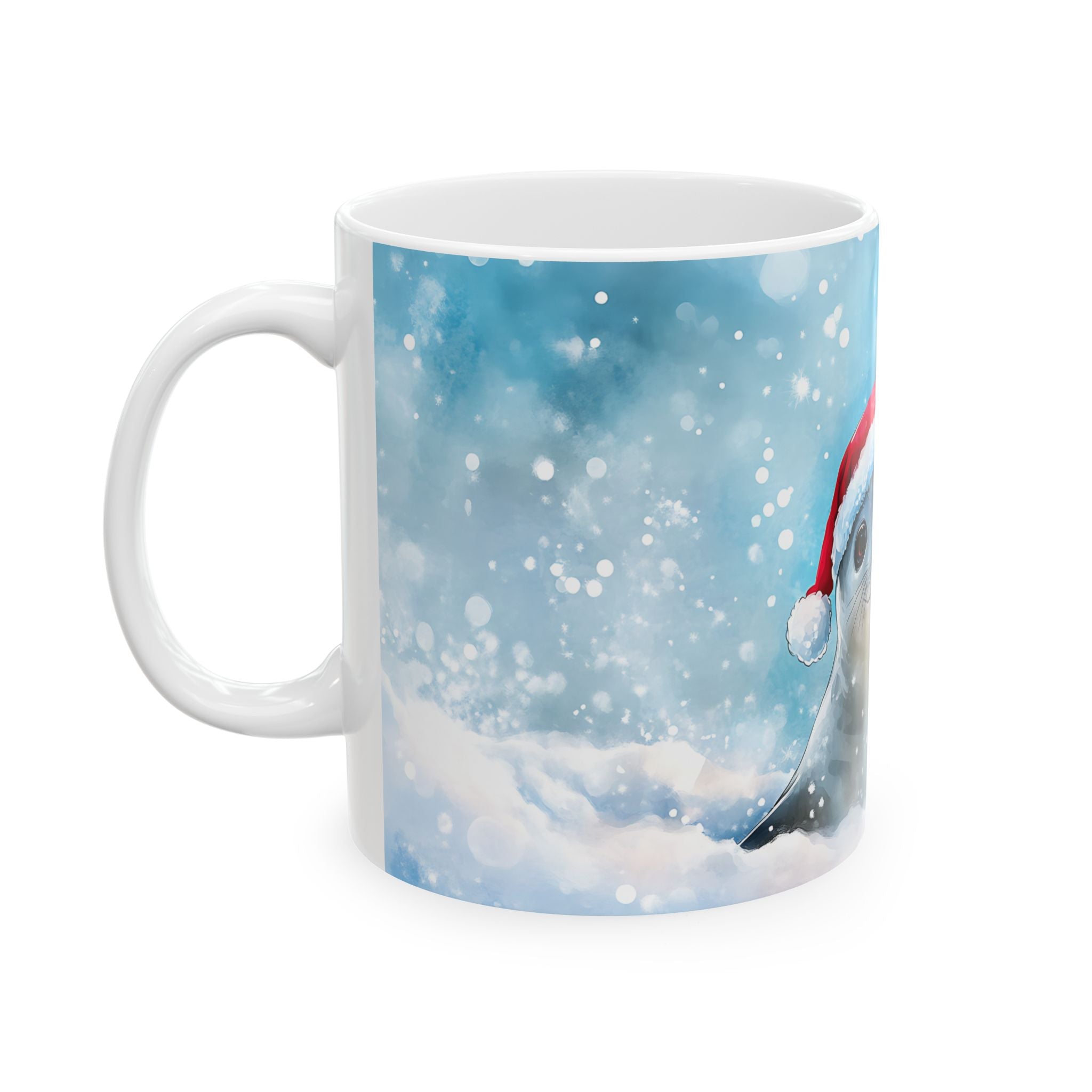 Santa Seal Christmas Mug