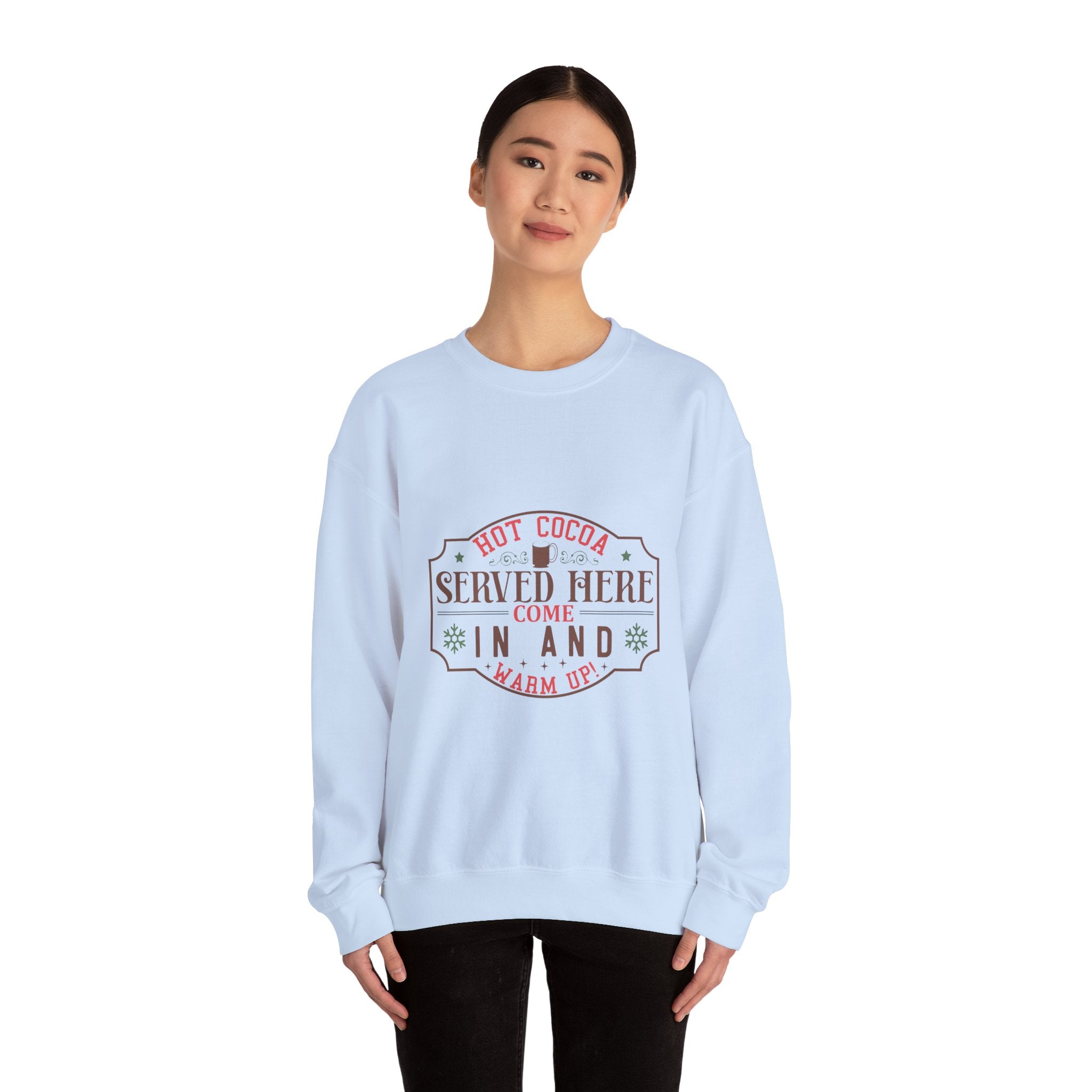 Hot Cocoa Served Here Christmas Sweatshirt