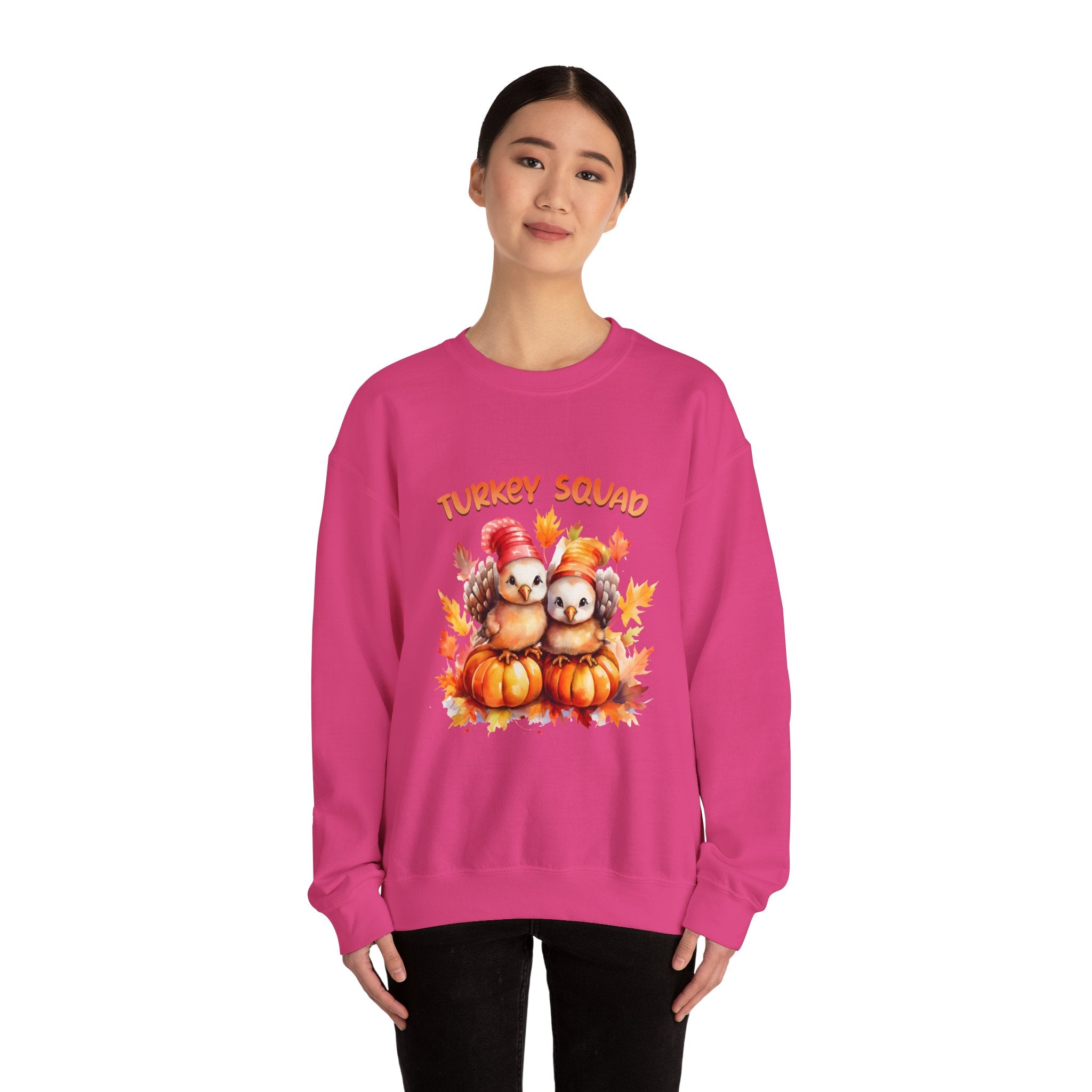 Turkey Squad Chick Thanksgiving Sweatshirt