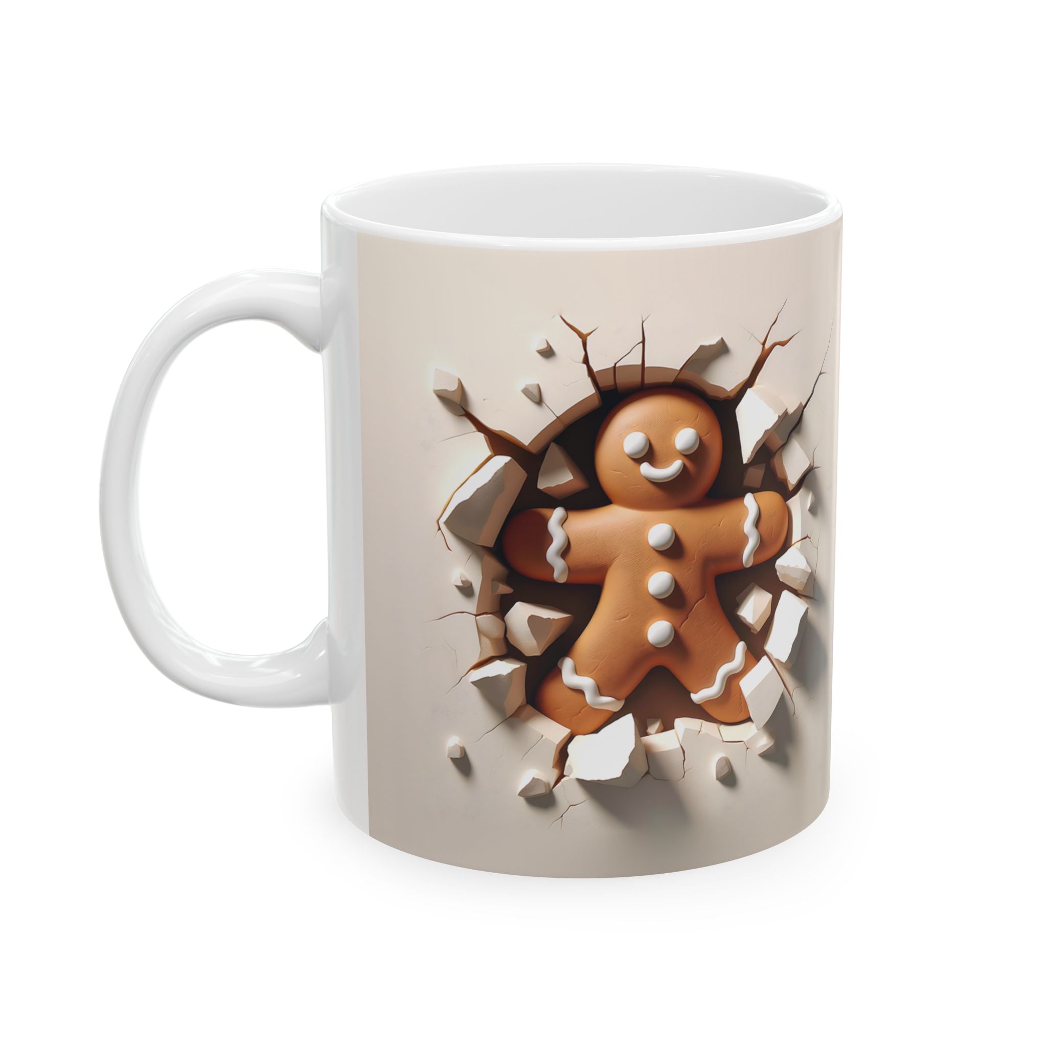 Gingerbread Breakout Mug - Festive Fun