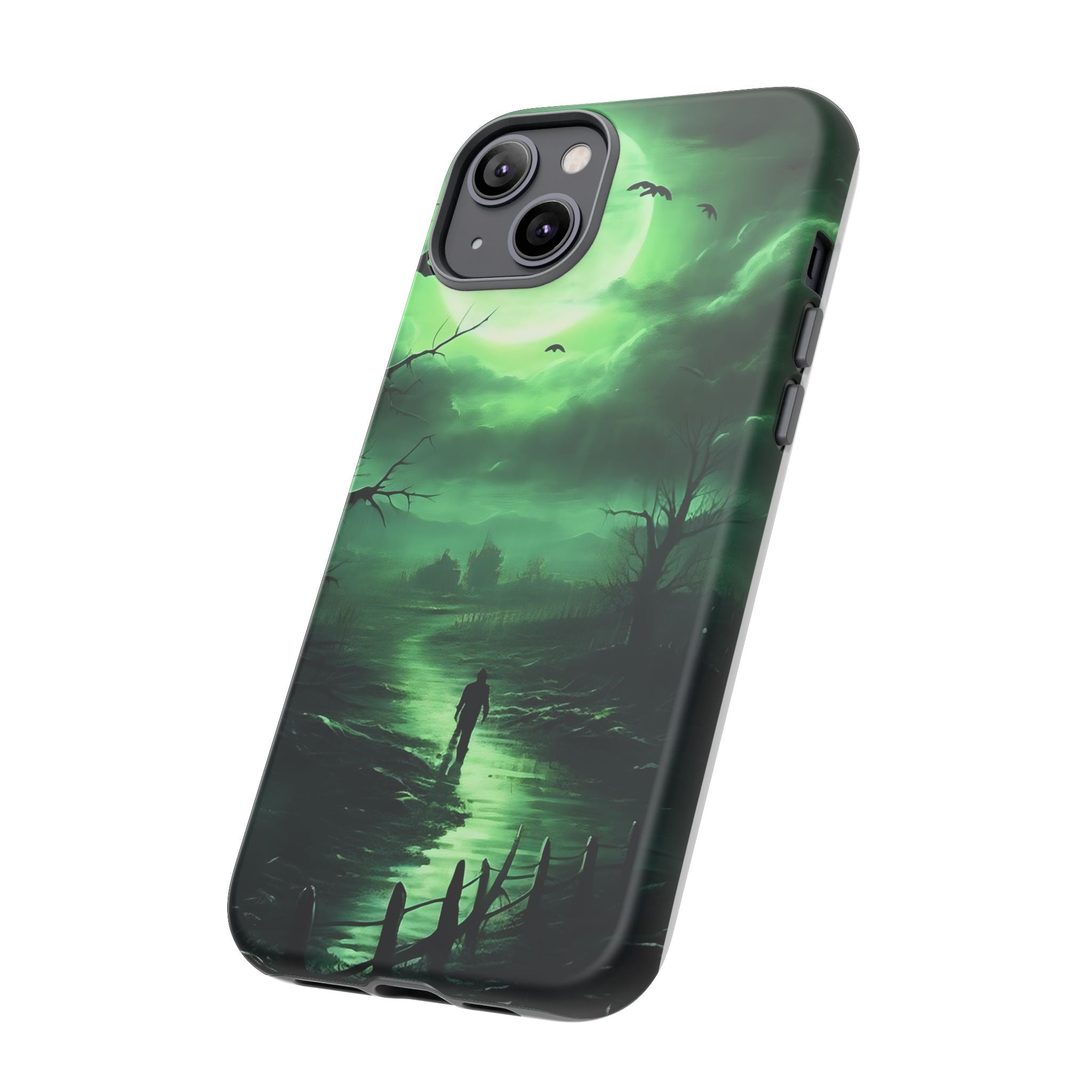 Swamp Moon Gothic iPhone Case - Hexagon Stone