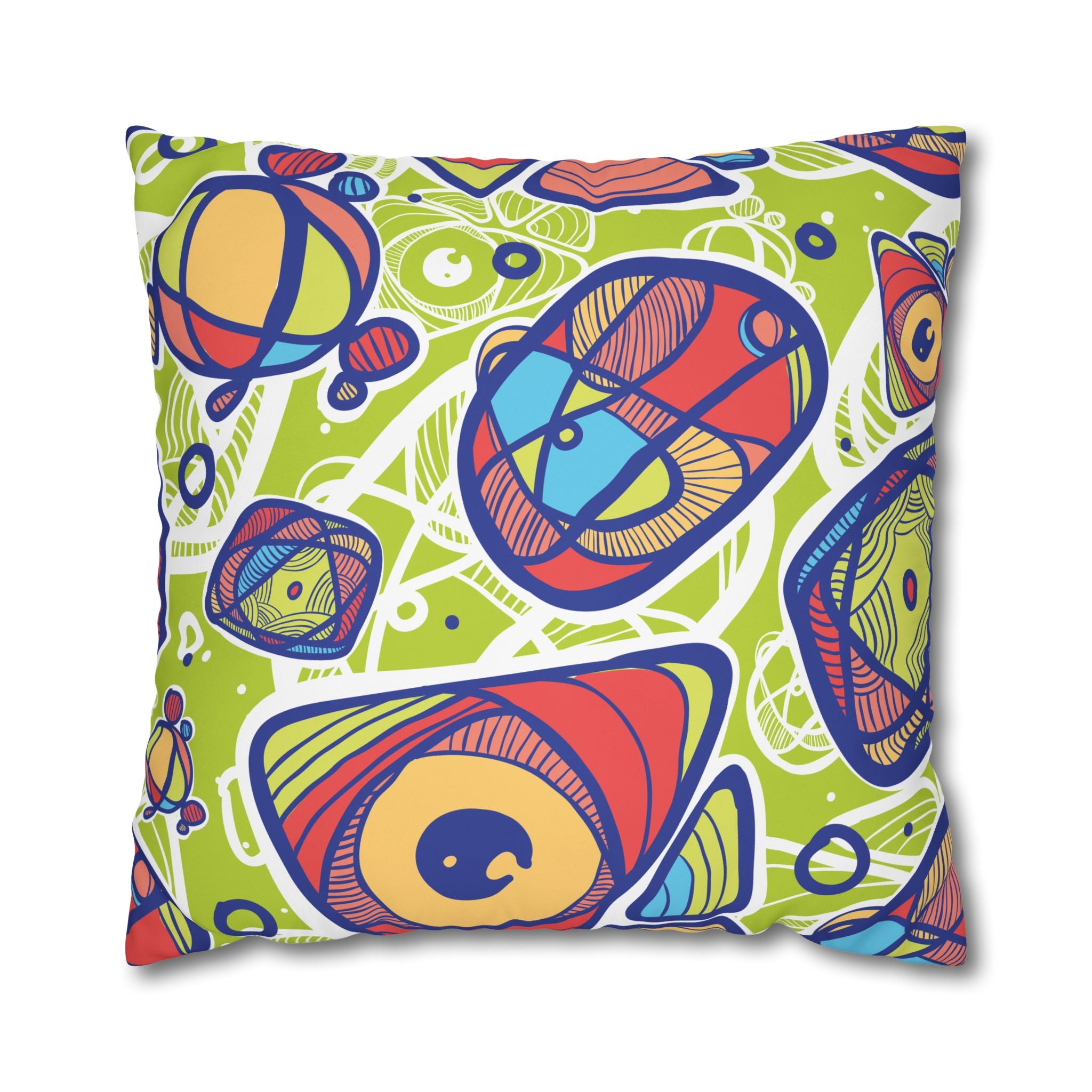 Psychedelic Geo Pillowcase - Vivid Dreams