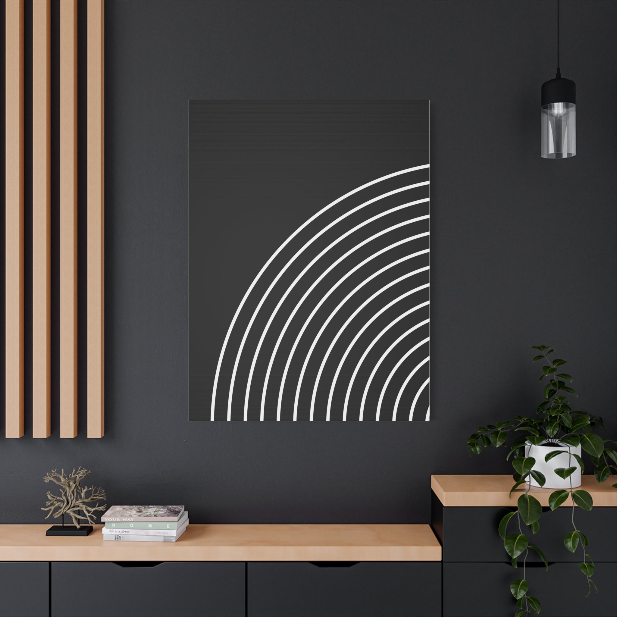 Minimalist Arc Canvas Art Print