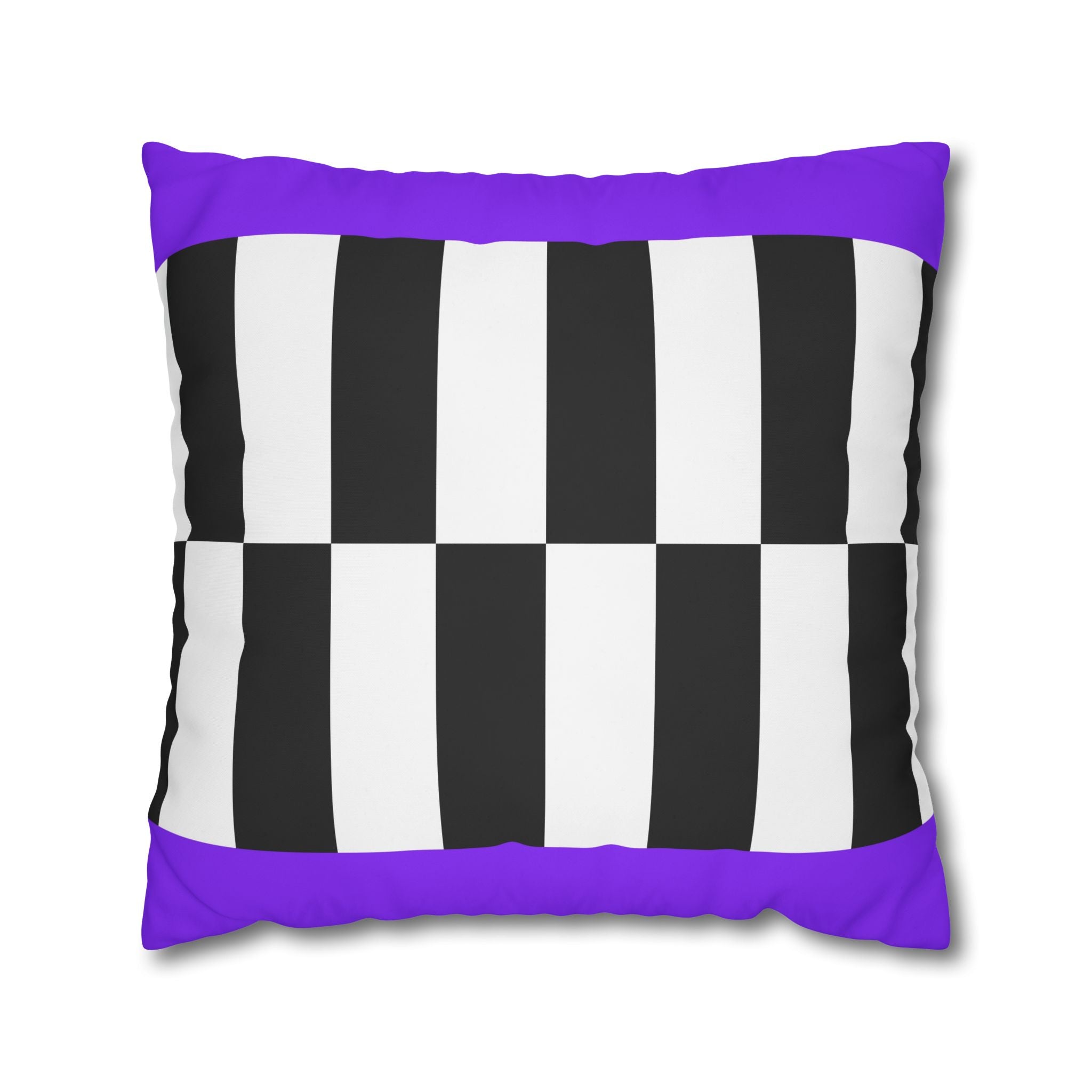 Geometric Checkerboard Pillowcase