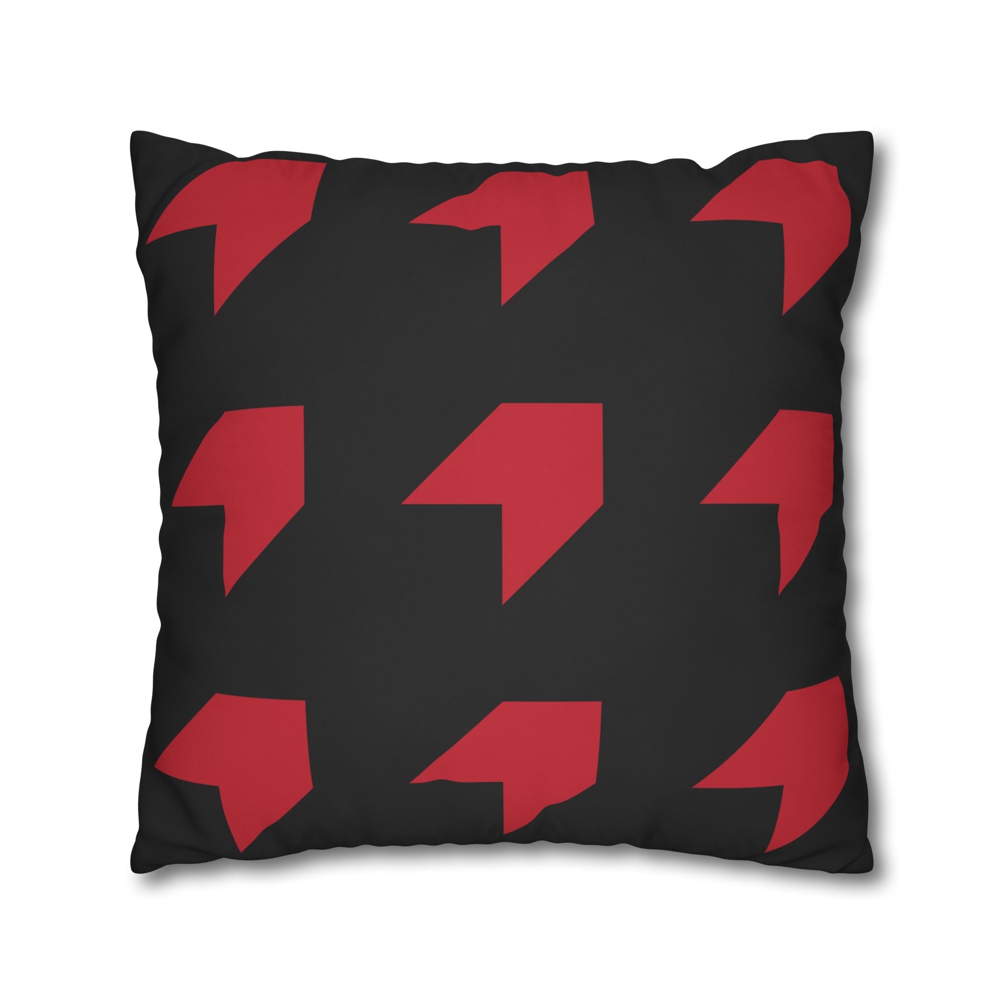 Geometric Arrow Red Pillowcase