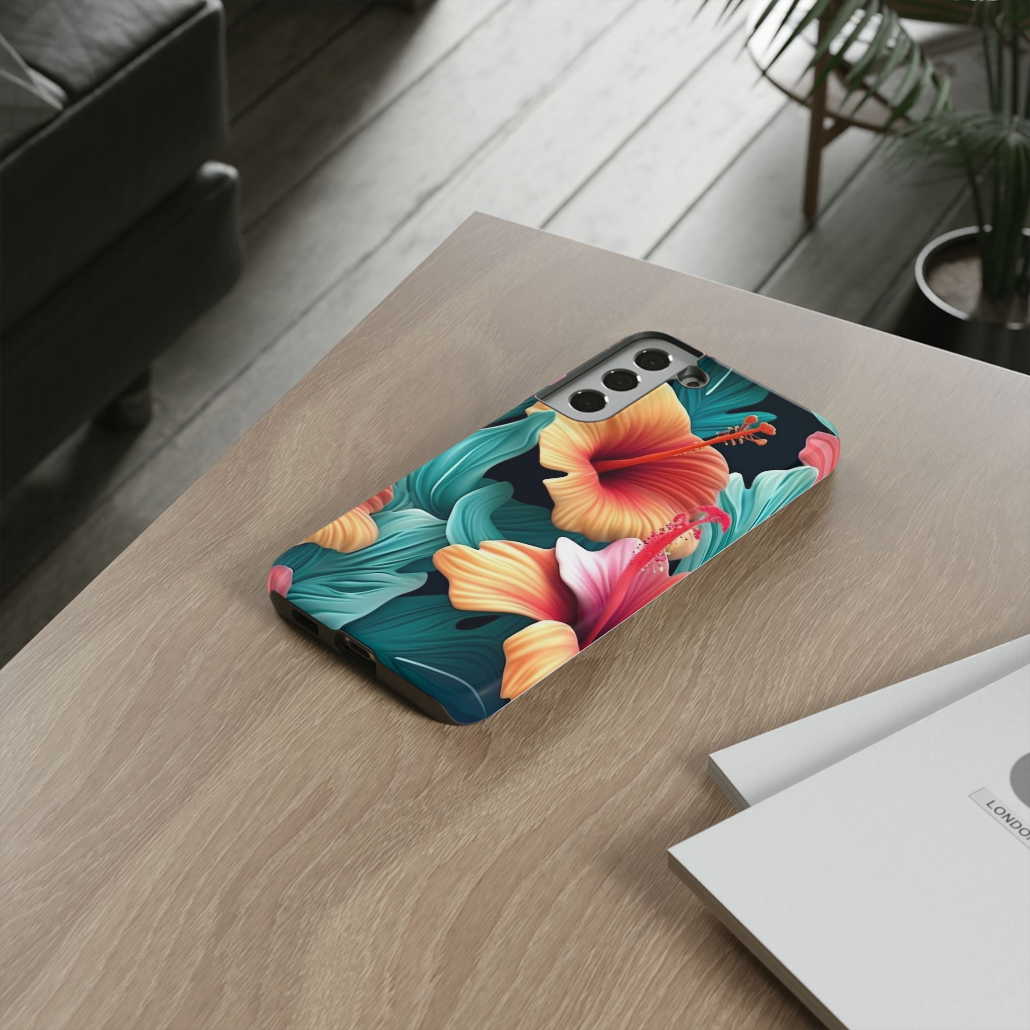 Vibrant Hibiscus Samsung Phone Case