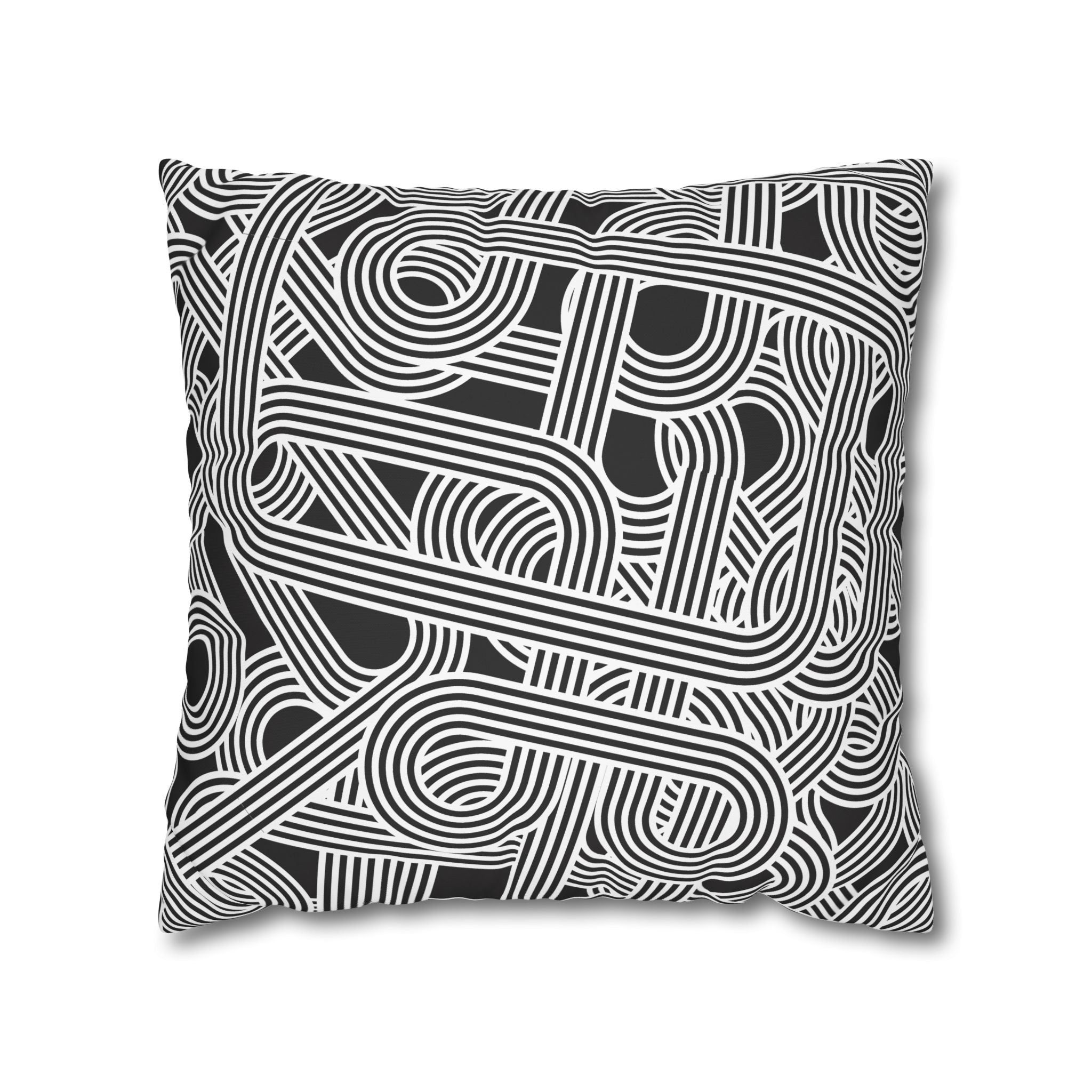 Retro Optical Illusion Pillowcase