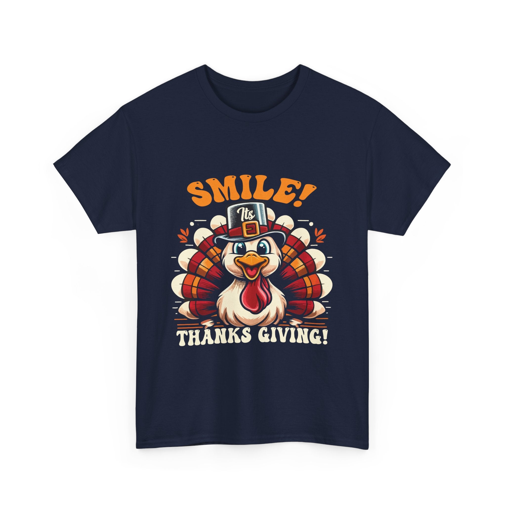 Smiling Turkey Thanksgiving T-Shirt