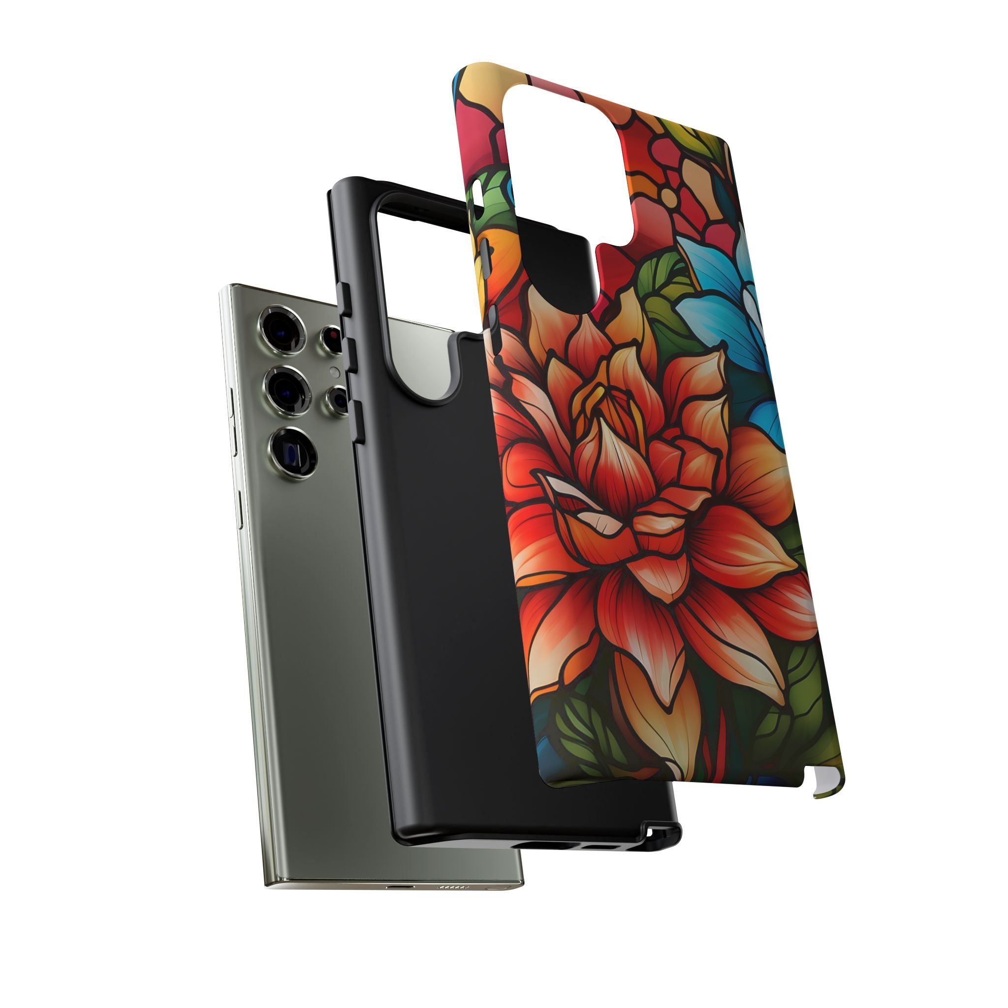 Stained Glass Floral Samsung Case