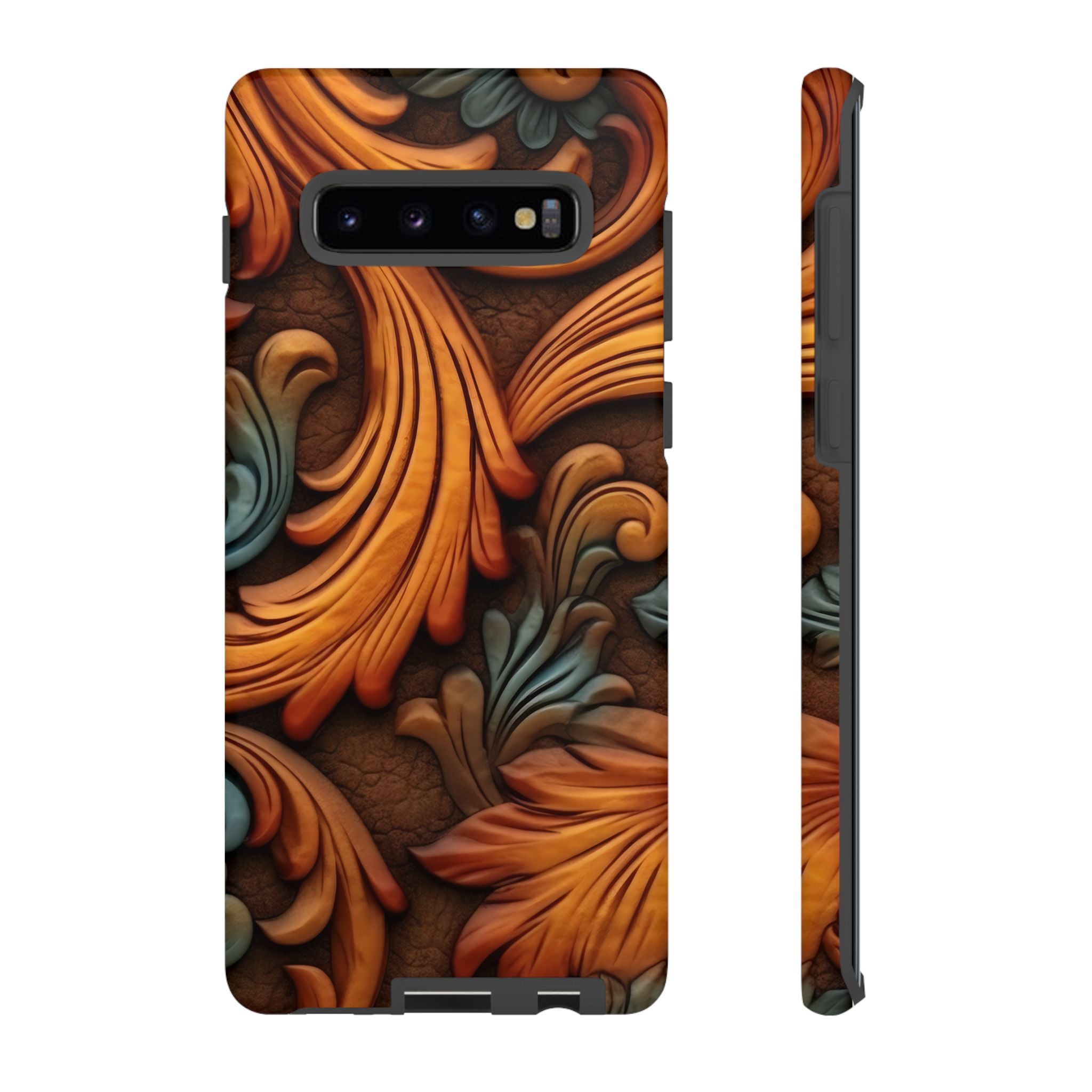 Baroque Copper Samsung Case - Luxury Design