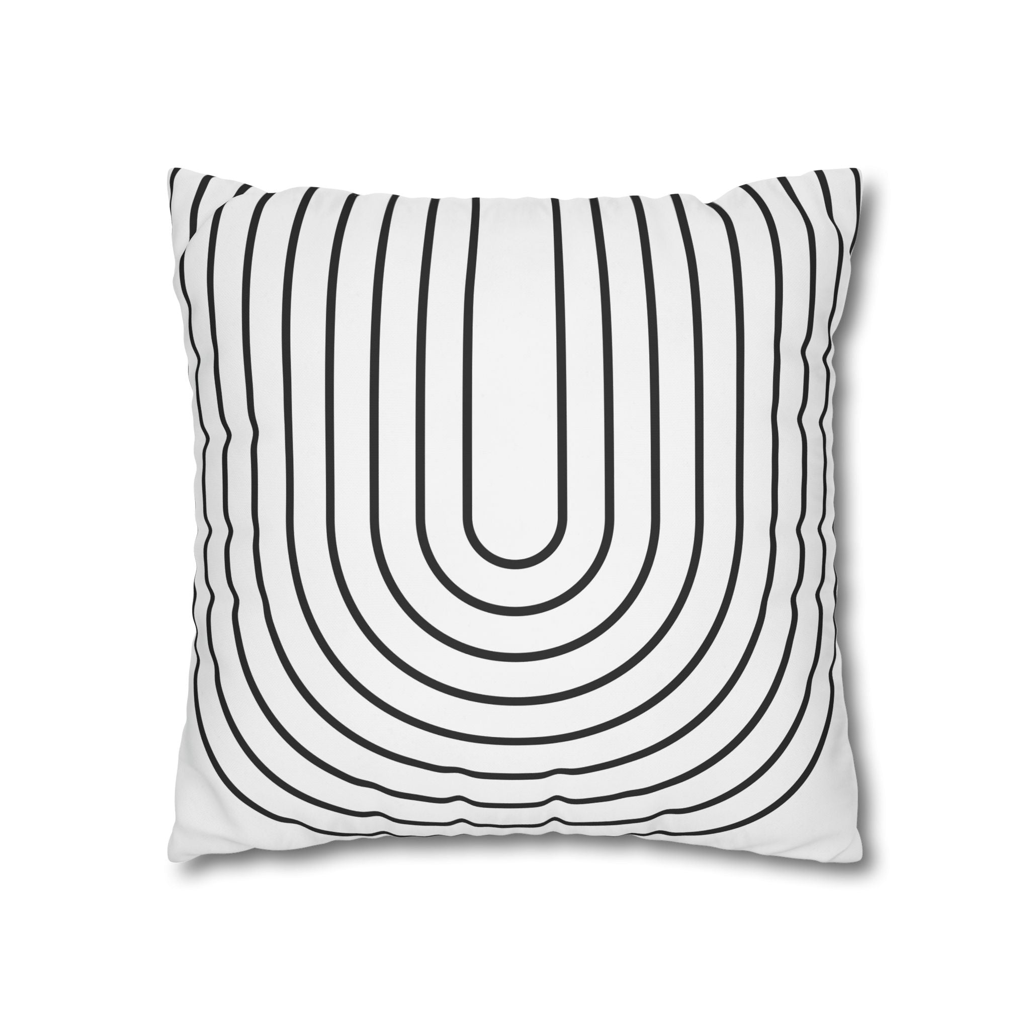 Abstract U-Shape Pillowcase - Minimalist Design