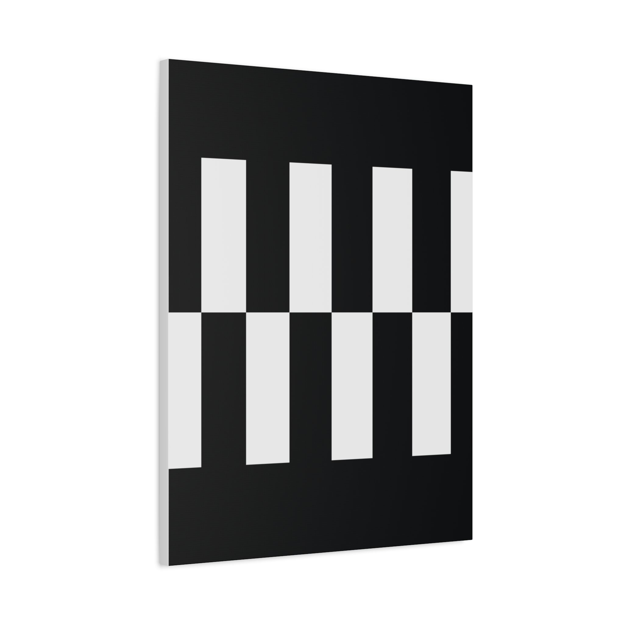 Classic Checkerboard Matte Canvas Art