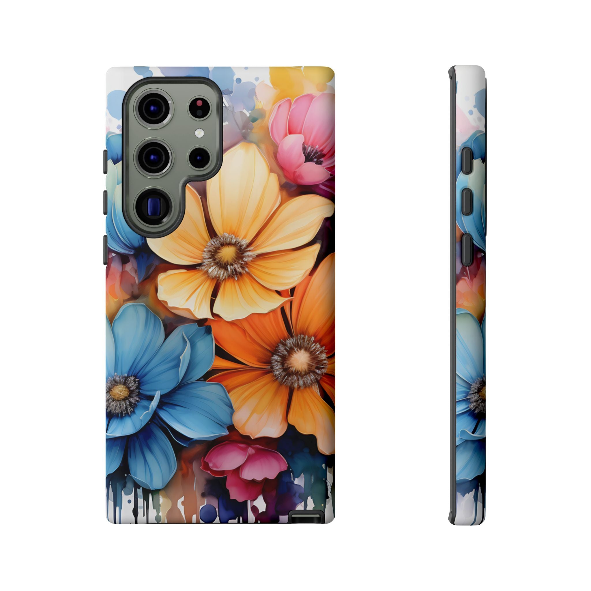 Vibrant Floral Watercolor Samsung Case