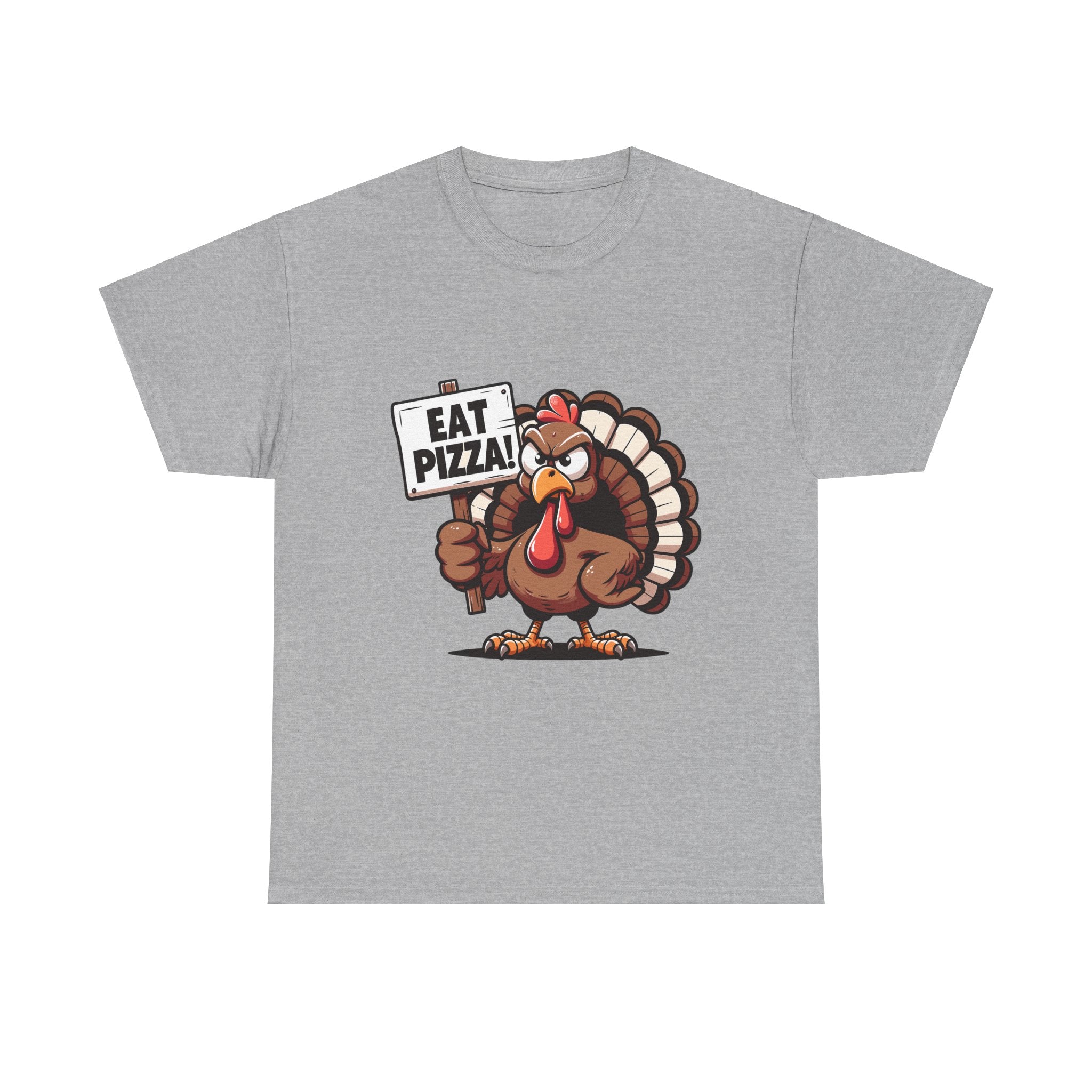 Angry Turkey Pizza Thanksgiving T-Shirt