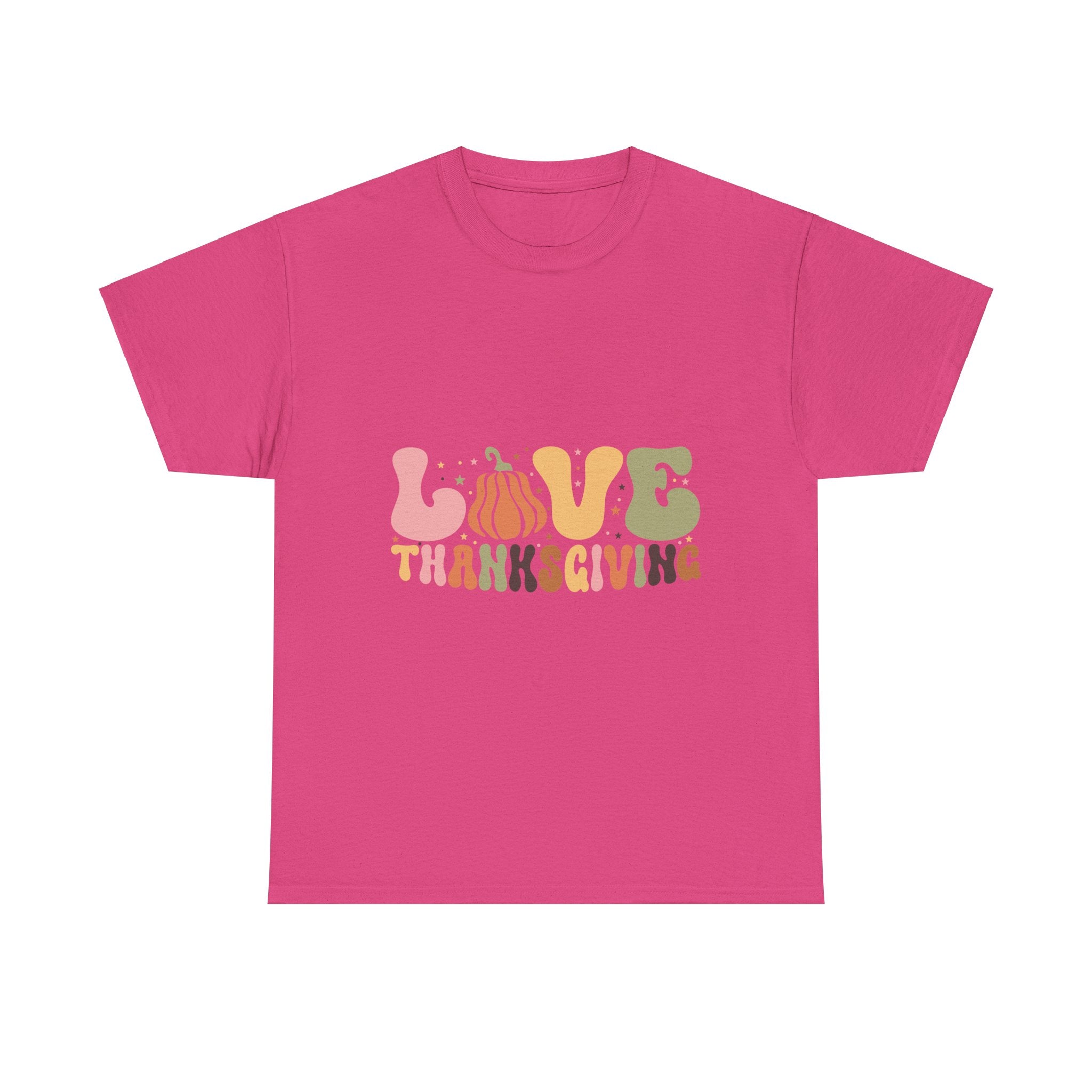 Retro Pastel Love Thanksgiving T-Shirt