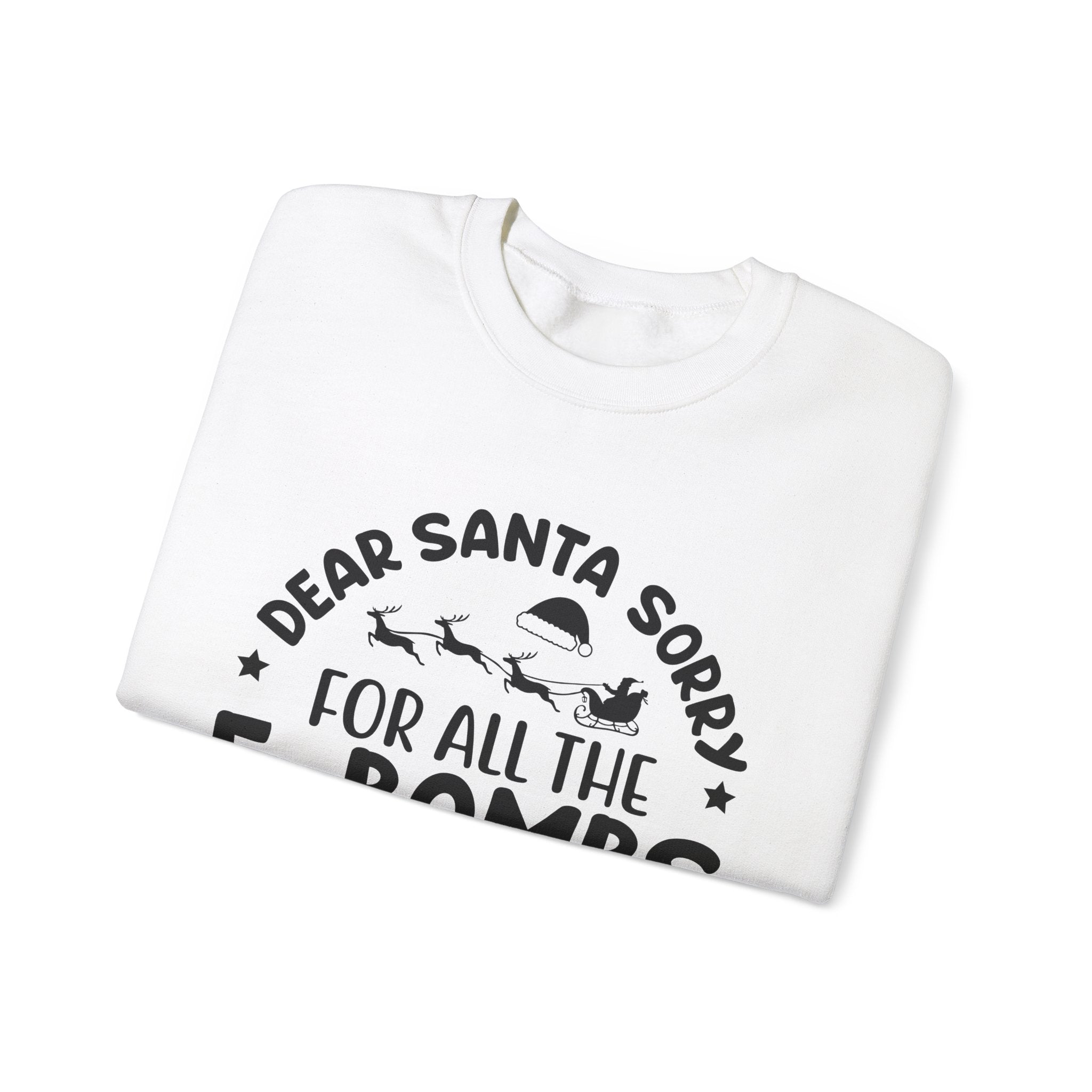 Dear Santa, Sorry for the F-Bombs Sweatshirt