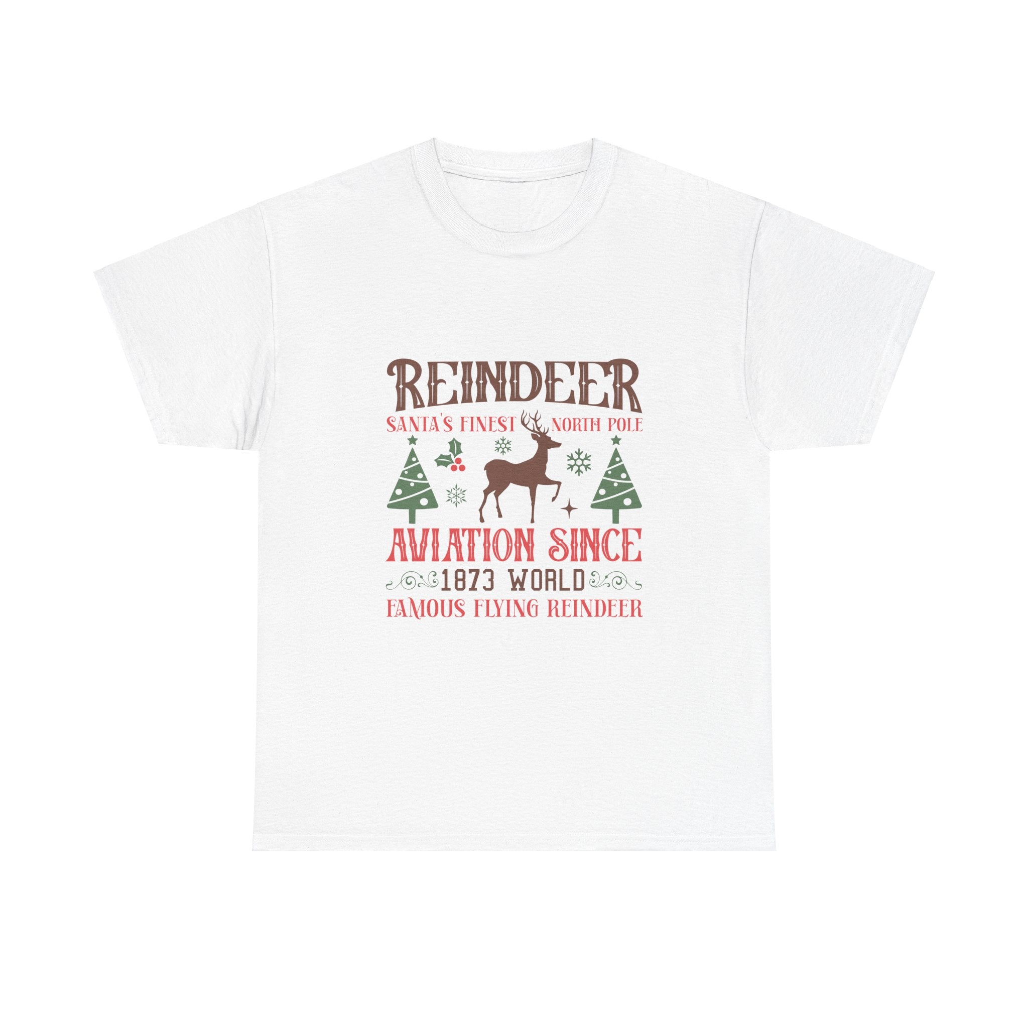 Reindeer Aviation Since 1873 Xmas Tee