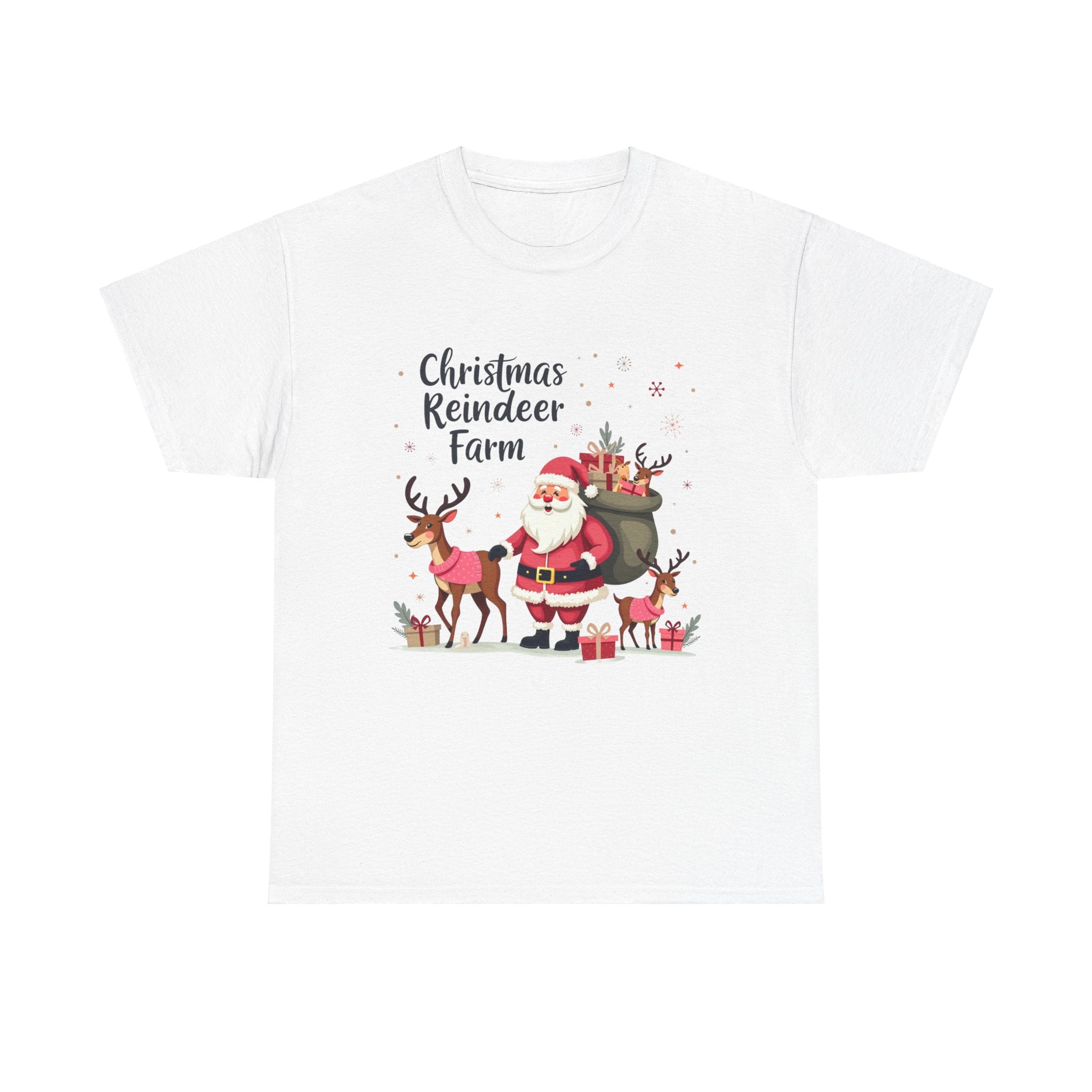 Christmas Reindeer Farm T-Shirt