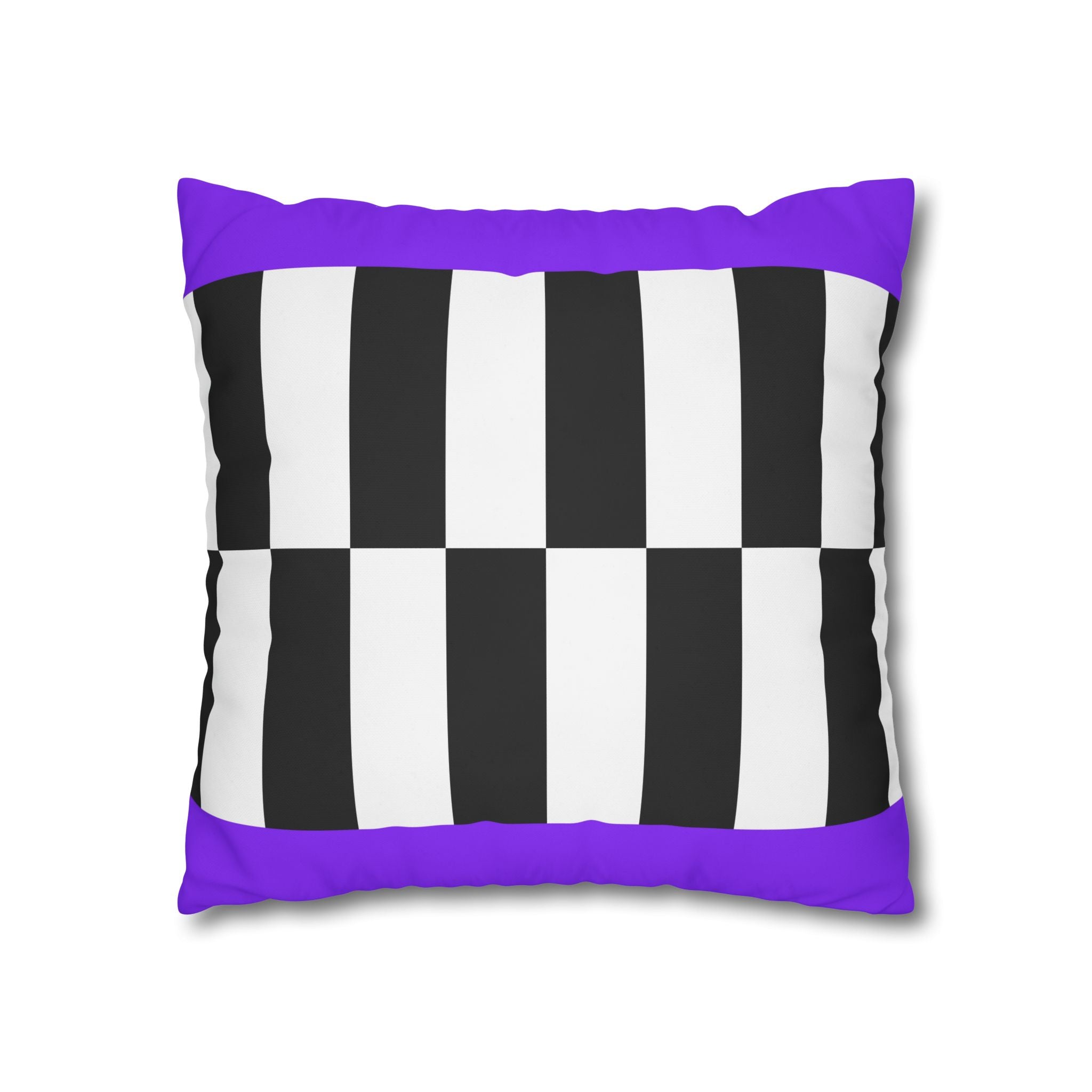 Geometric Checkerboard Pillowcase