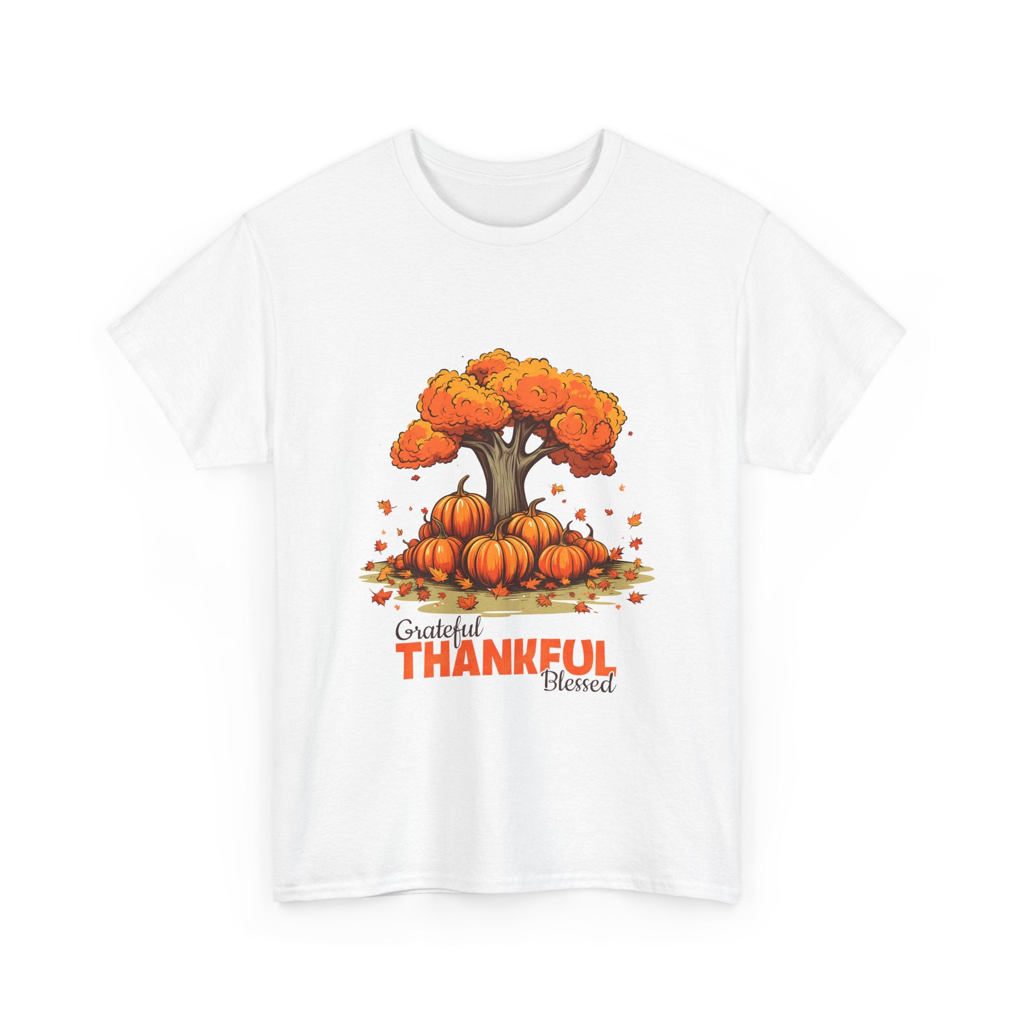 Autumn Thanksgiving Grateful T-Shirt