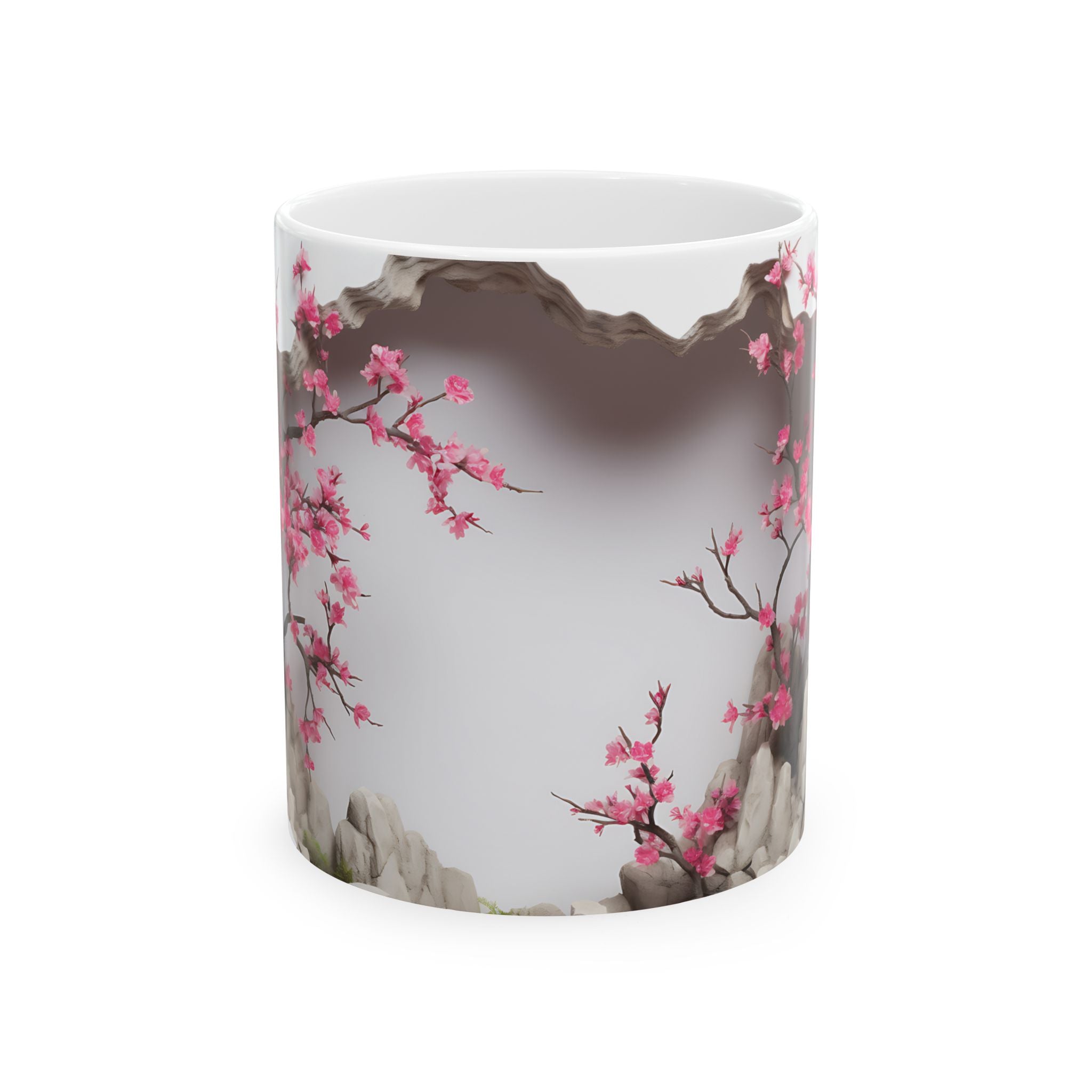 Cherry Blossom Oasis Mug - Zen Art