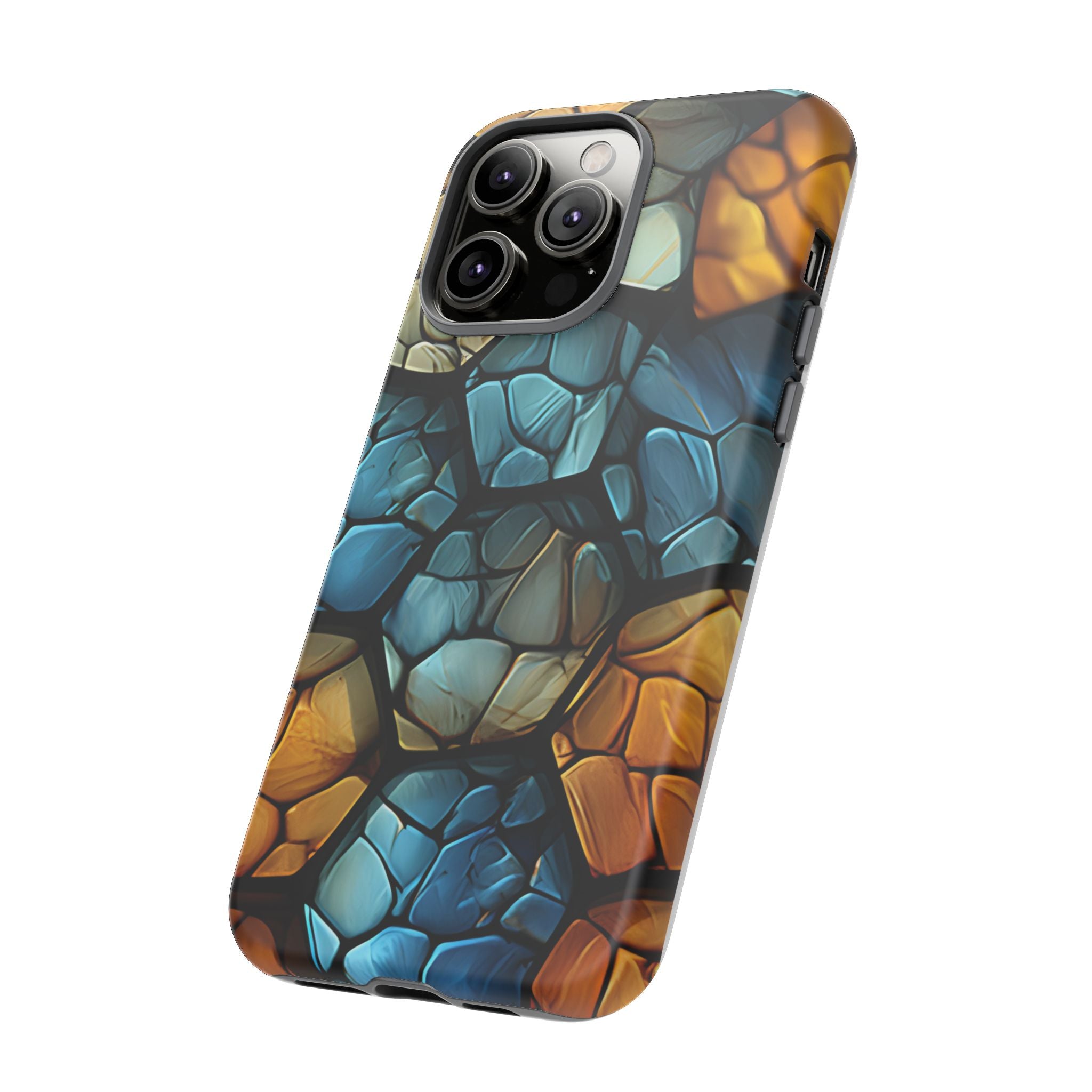 Abstract Stone Mosaic iPhone Case