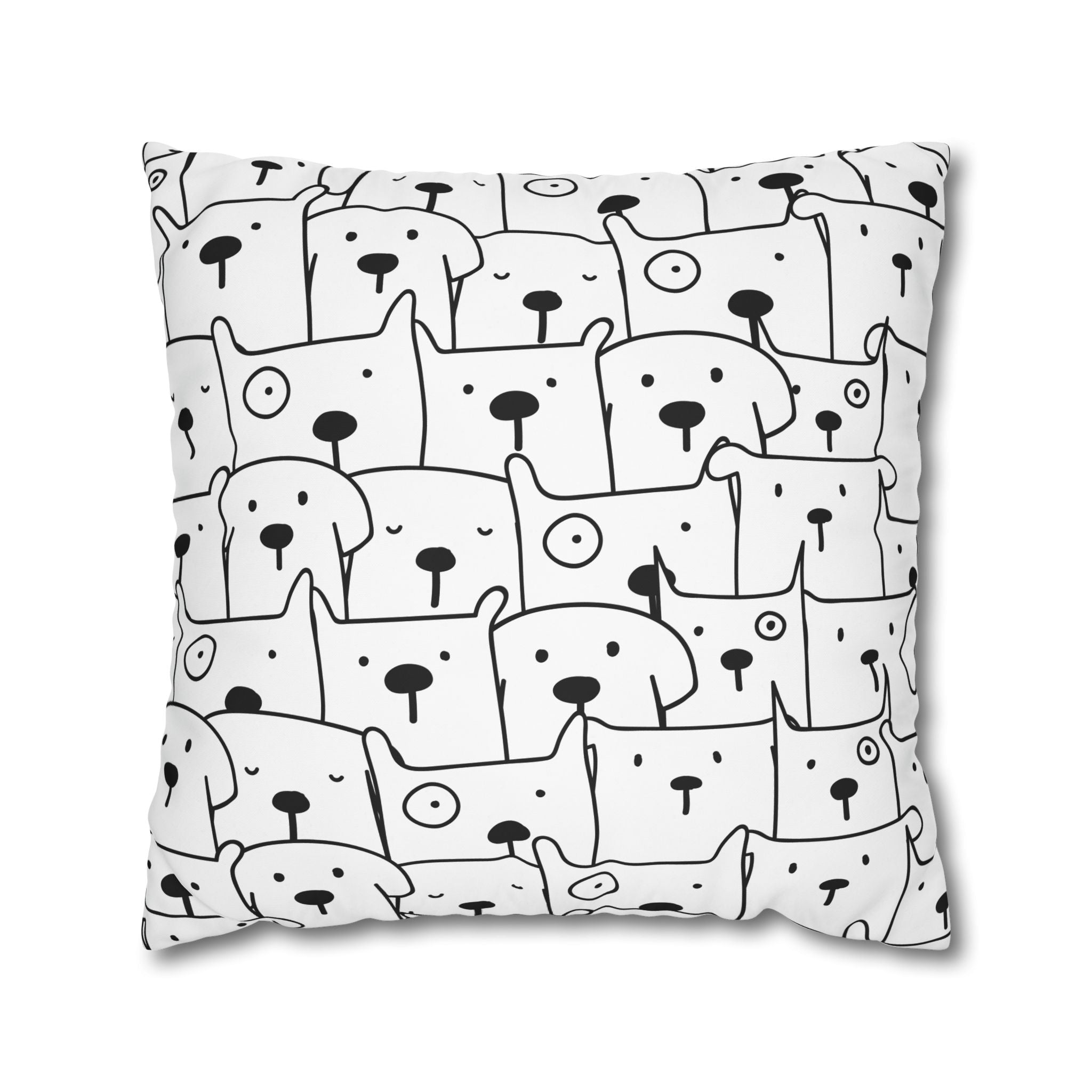 Cute Cartoon Dog Pillowcase - Puppy Party