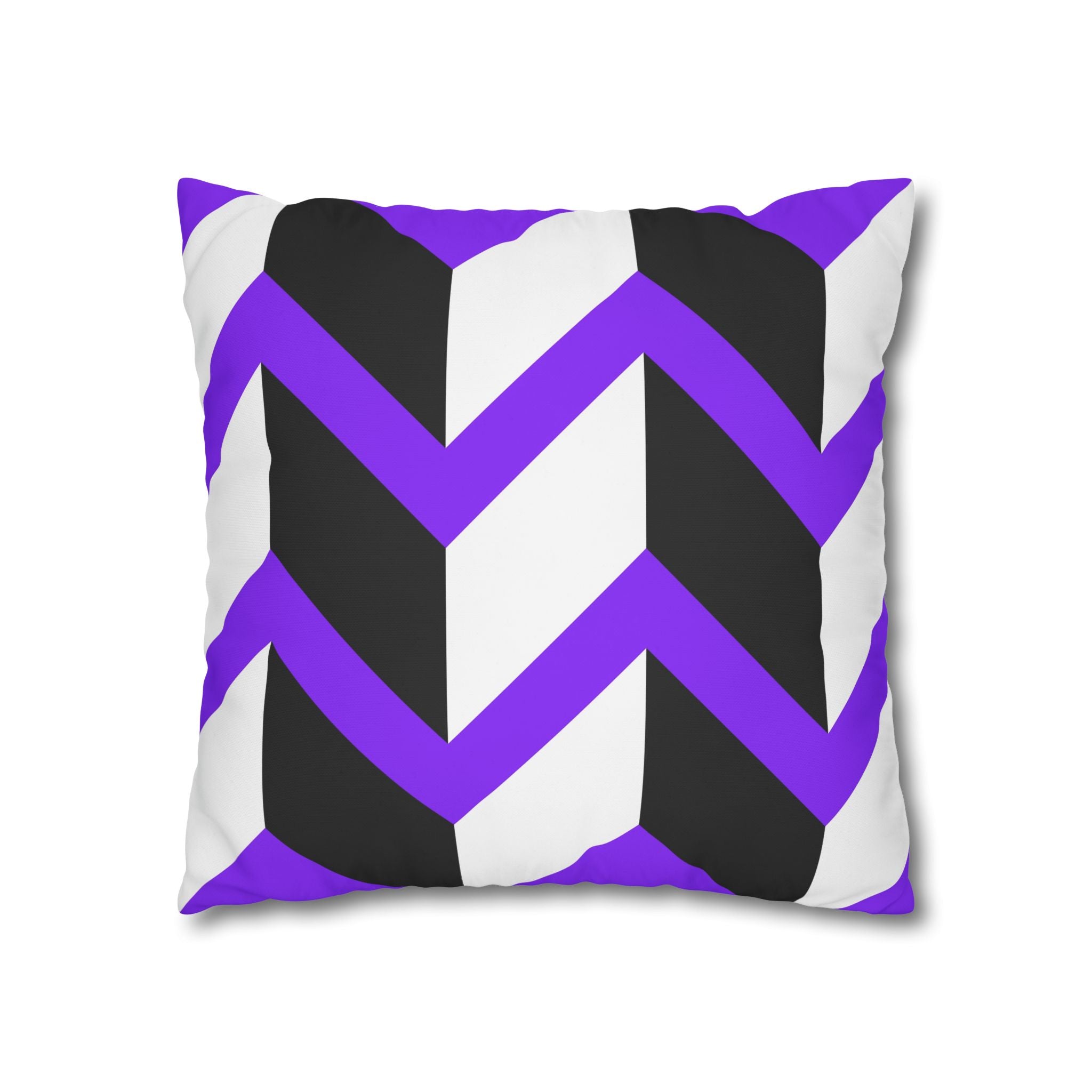 Geometric Zigzag Purple Pillowcase