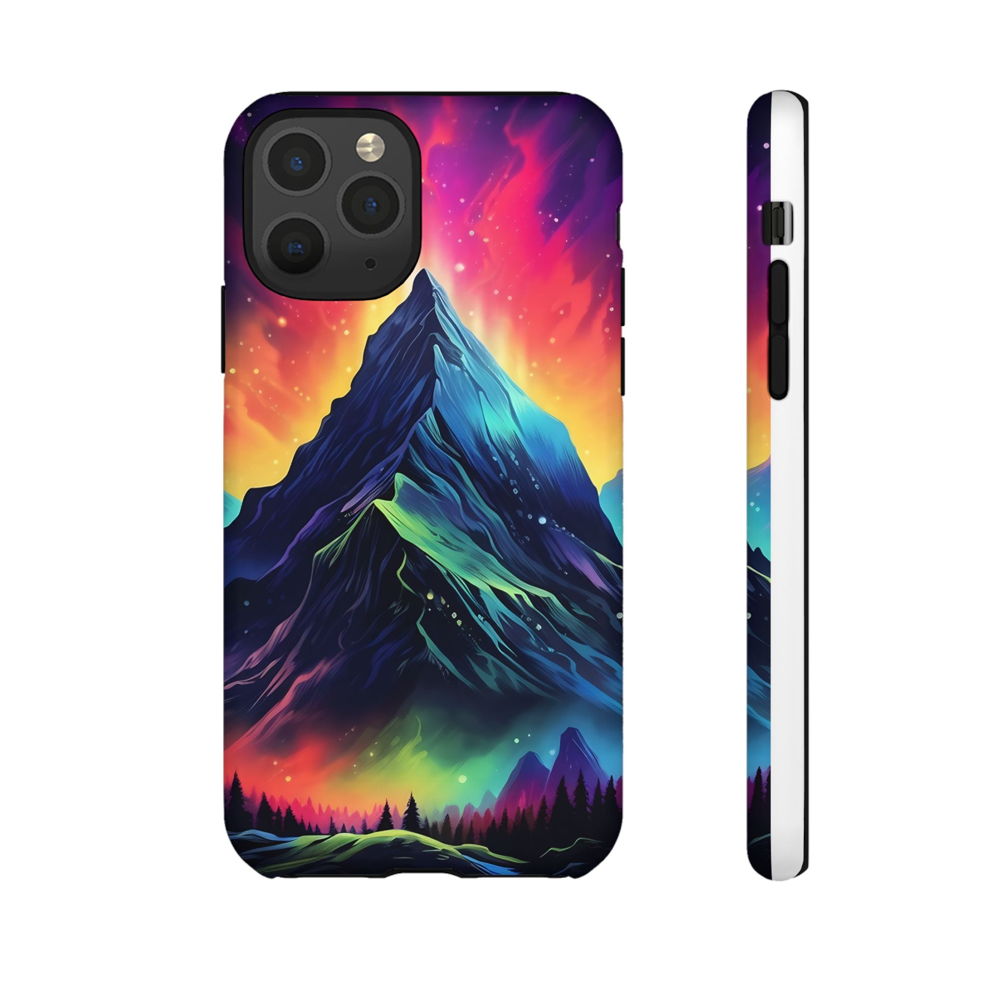 Cosmic Mountain iPhone Case - Hexagon Stone