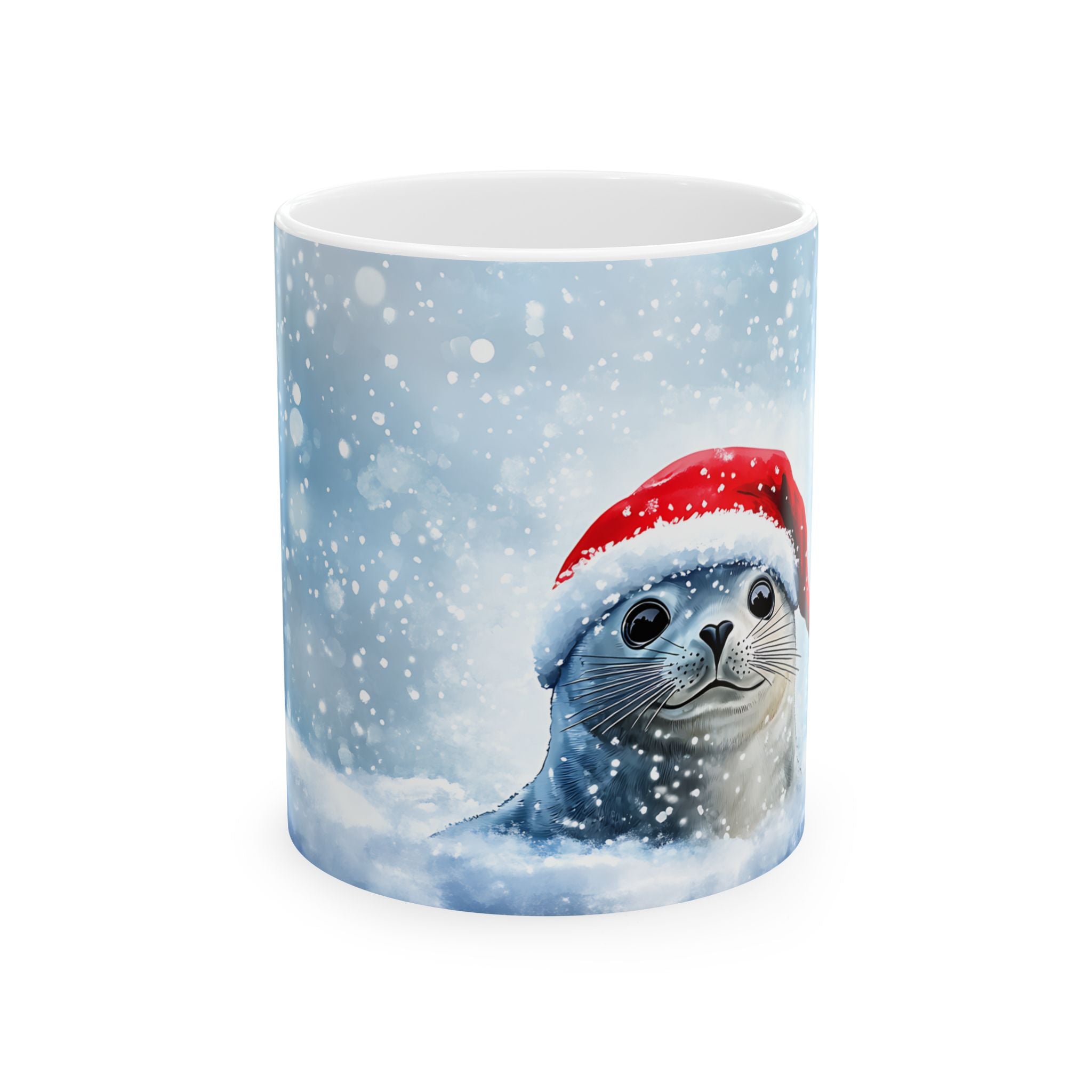 Santa Seal Christmas Mug