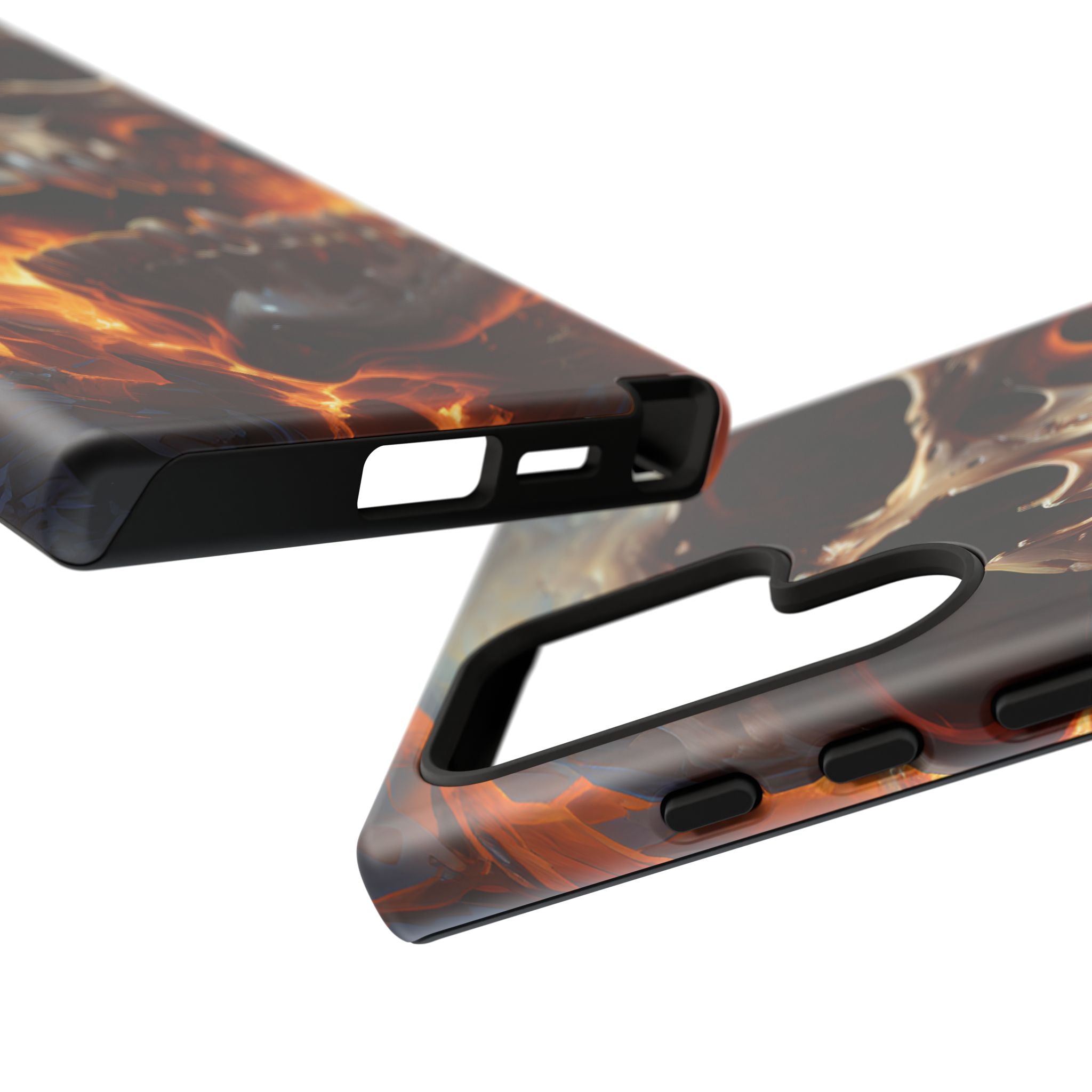 Fiery Skull Samsung Phone Case