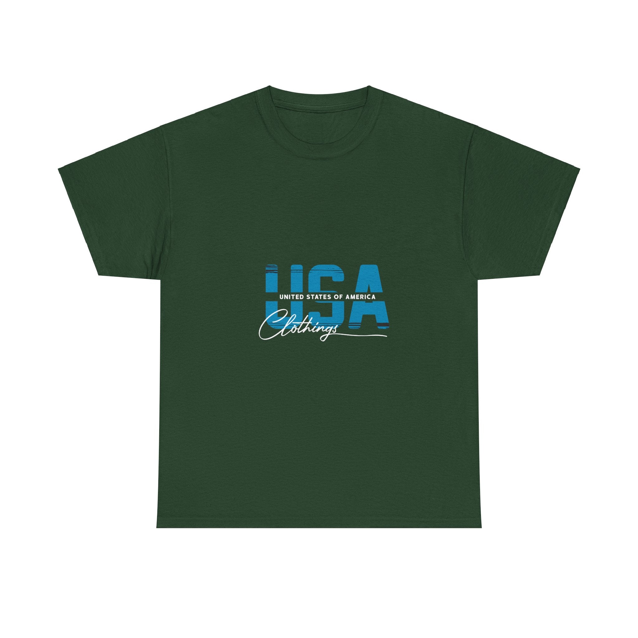 USA Teal Grunge T-Shirt